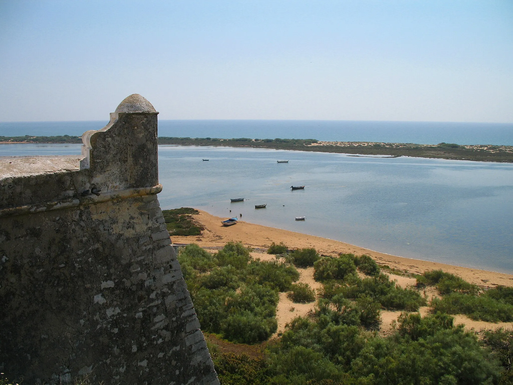 Photo showing: Cacela Velha (Algarve, Portugal): old fortress and natural park of the Ria Formosa