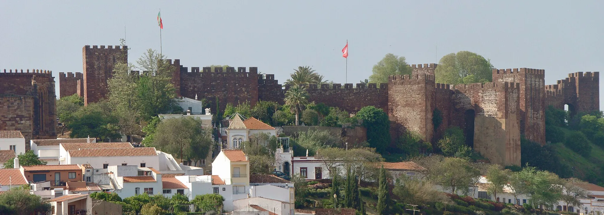 Photo showing: Vista panorâmica do Castelo de Silves. 26-04-2018.