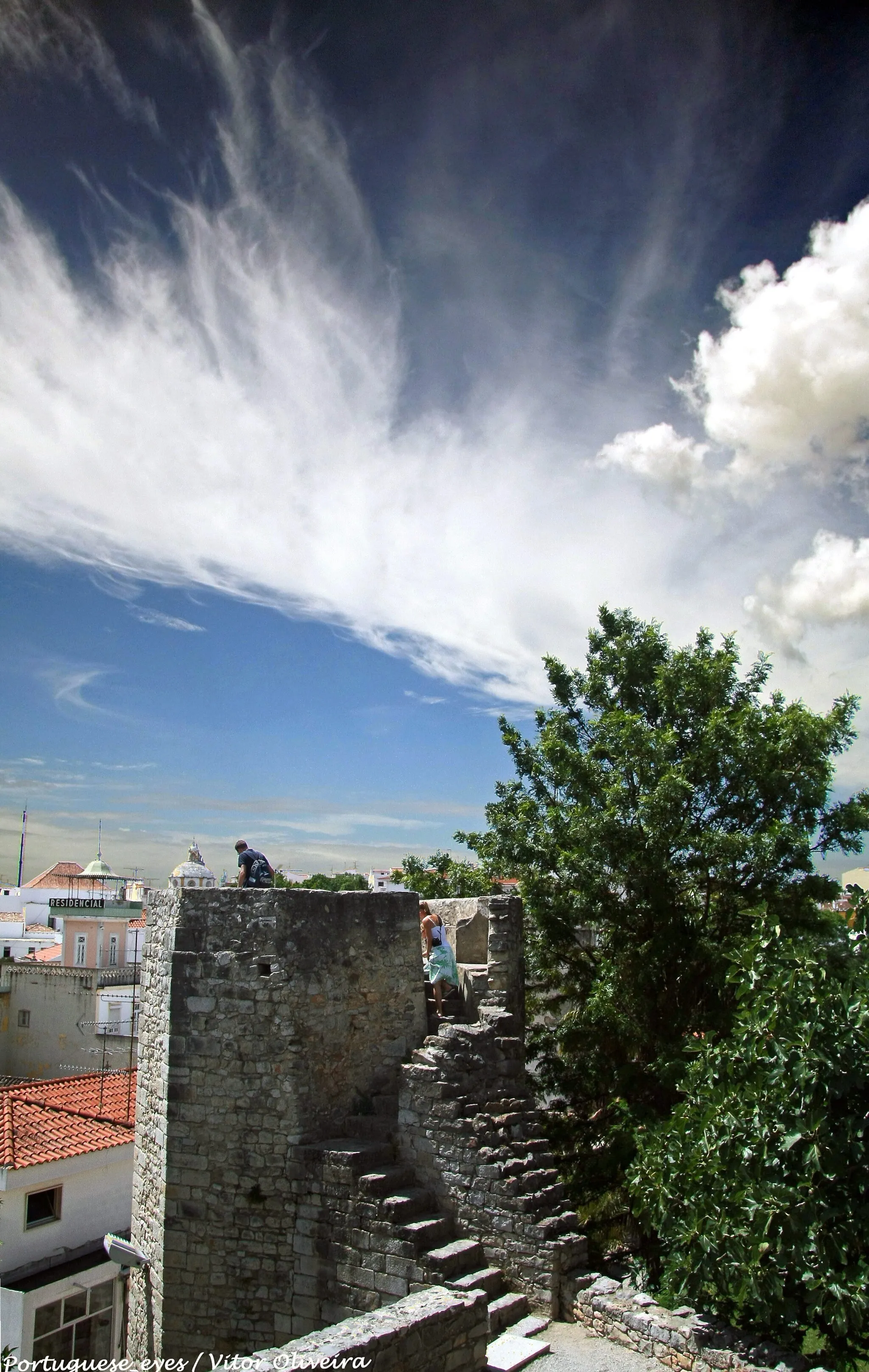 Photo showing: Permanece por esclarecer a origem do castelo de Tavira. Na produção historiográfica das últimas décadas tem sido constante, e até consensual, a caracterização de Tavira como uma cidade islâmica tardia, senão em construção, pelo menos em importância. As primeiras referências cronísticas que lhe são feitas datam já da primeira metade do século XII, sendo então descrita como sede de alcaria com uma fortaleza associada (DOMINGUES, 1971, pp.195-196), o que confirma um estatuto de certa mportância regional. As escavações entretanto efectuadas no centro histórico parecem revelar este aparente aparecimento tardio da cidade, uma vez que, até ao momento, não foram registados elementos materiais anteriores ao século XI (MAIA e MAIA, 2002, p.66), assumindo a fortaleza de Cacela um estatuto de maior importância militar, por, durante os séculos de domínio árabe, ser aí a barra do Rio GIlão.
Mas se Tavira aparece tarde na história islâmica da Península, a sua importância terá crescido na relação inversa, passando a cidade, em pouco mais de cem anos, a uma situação de incontornabilidade no mapa político e militar do Algarve. Ainda no século XII, Amil b. Munib revoltou-se aqui, fazendo com que o seu território permanecesse praticamente independente durante dezasseis anos, num processo comum a outras cidades do Garbe (PICARD, 2000, p.90). Mais tarde, com a unificação almóada, Tavira foi um dos castelos reformados, passando a integrar a rede defensiva do Algarve e, por conseguinte, a sua rede política, viária, económica, etc. No século XIII, com a conquista portuguesa da parcela Sul do território, será precisamente em Tavira que a Reconquista estabelecerá uma das suas sedes, sendo as extensas referências da Crónica da Conquista do Algarve um sintoma dessa importância.
As muralhas da cidade revelam este período de ascensão. A uma primeira muralha almorávida, construída, com grande probabilidade, nos finais do século XI, ou já no século XII, seguiu-se a reforma almóada, período de que datam os seus principais elementos. Já depois de conquistada pelas tropas cristãs, novas obras conferiram a forma levemente ovalada que ainda hoje é possível reconstituir. Na Baixa Idade Média, o perímetro amuralhado rondava os cinco hectares, o que prova a sua importância e dinâmica económica (MACIAS, 1999, p.130).
Infelizmente, o recinto original islâmico é de mais difícil identificação. A primitiva muralha, que permitiu aos rebeldes de ben Munib resistirem ao cerco almóada, não está ainda suficientemente documentada, mas deveria possuir uma estrutura acastelada no ângulo SE. e um recinto amuralhado pouco extenso, orientado no sentido Norte-Sul (MAIA e MAIA, 2002, p.69). Melhor conhecida é a configuração almóada. São consideráveis os restos dessas muralhas, construídas em taipa, especialmente na zona do Edifício BNU, junto à Praça da República, onde foi descoberta uma antiga porta, com seu arco de ferradura, que na origem estava associada a uma torre defensiva (MAIA e MAIA, 2002, p.71). Na zona da actual alcáçova conserva-se a poderosa torre albarrã, multifacetada e virada a Sul, destacando-se claramente das restantes estruturas.
Depois de conquistada a cidade pelos cristãos, foram certamente executadas obras no recinto muralhado. Existem notícias destas campanhas nos reinados de D. Afonso III e de D. Dinis, supondo-se que sejam deste período os vestígios identificados nos terrenos da Pensão Castelo (MAIA e MAIA, 2002, p.73), assim como a própria configuração da Porta de D. Manuel, com o seu arco quebrado ainda plenamente gótico. Na viragem para a Modernidade, esta Porta de D. Manuel tornou-se o eixo de passagem privilegiado entre o interior e o exterior das muralhas, razão do seu engrandecimento com os símbolos manuelinos e, principalmente, da construção intra-muros da Igreja da Misericórdia, cuja fachada principal, virada a Sul - para a porta de D. Manuel e não a Ocidente -, demonstra a importância deste eixo urbano.

PAF http://www.patrimoniocultural.pt/pt/patrimonio/patrimonio-imovel.." rel="nofollow">www.patrimoniocultural.pt/pt/patrimonio/patrimonio-imovel...