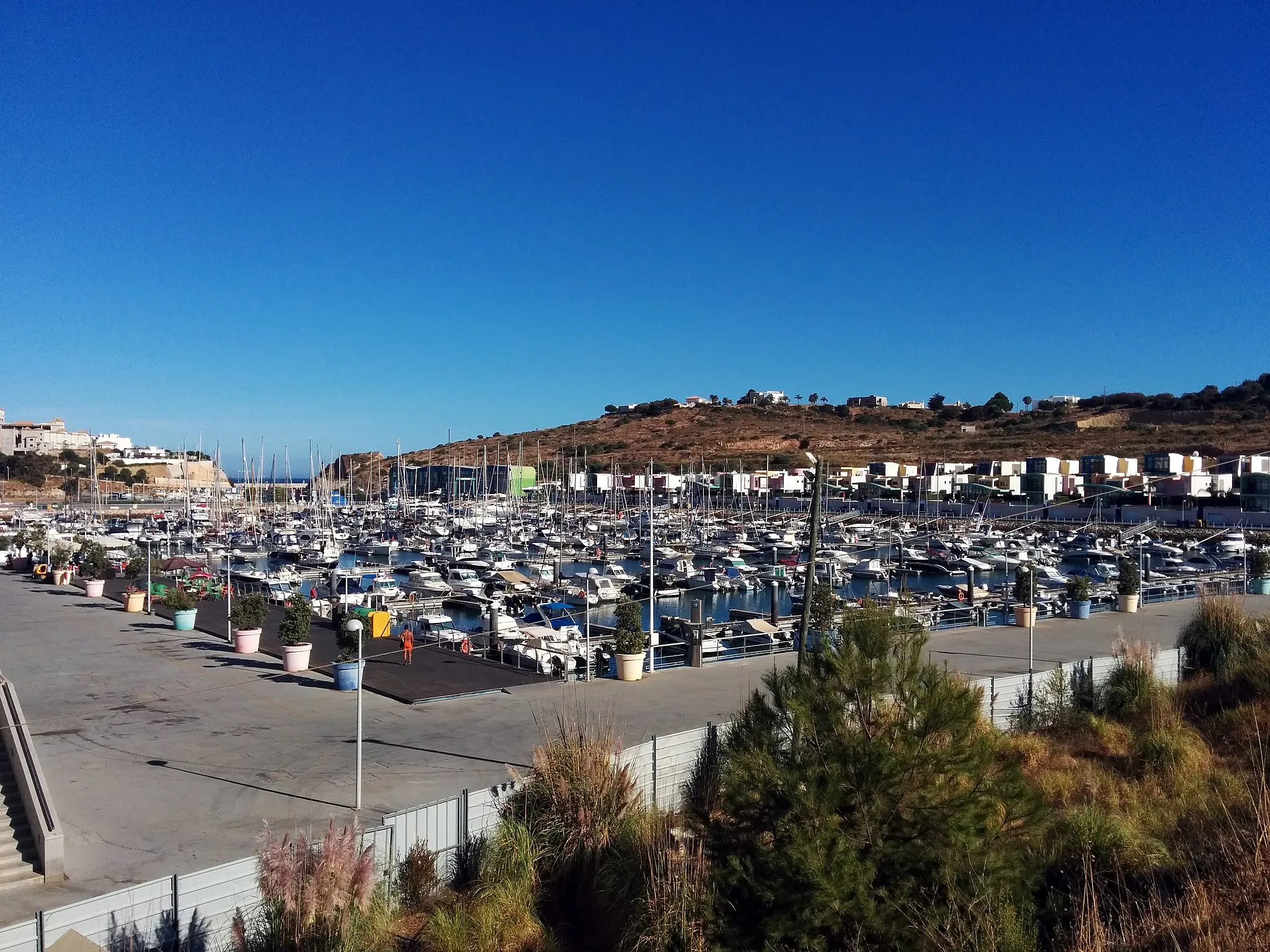 Photo showing: View of Albufeira marina facing south east.