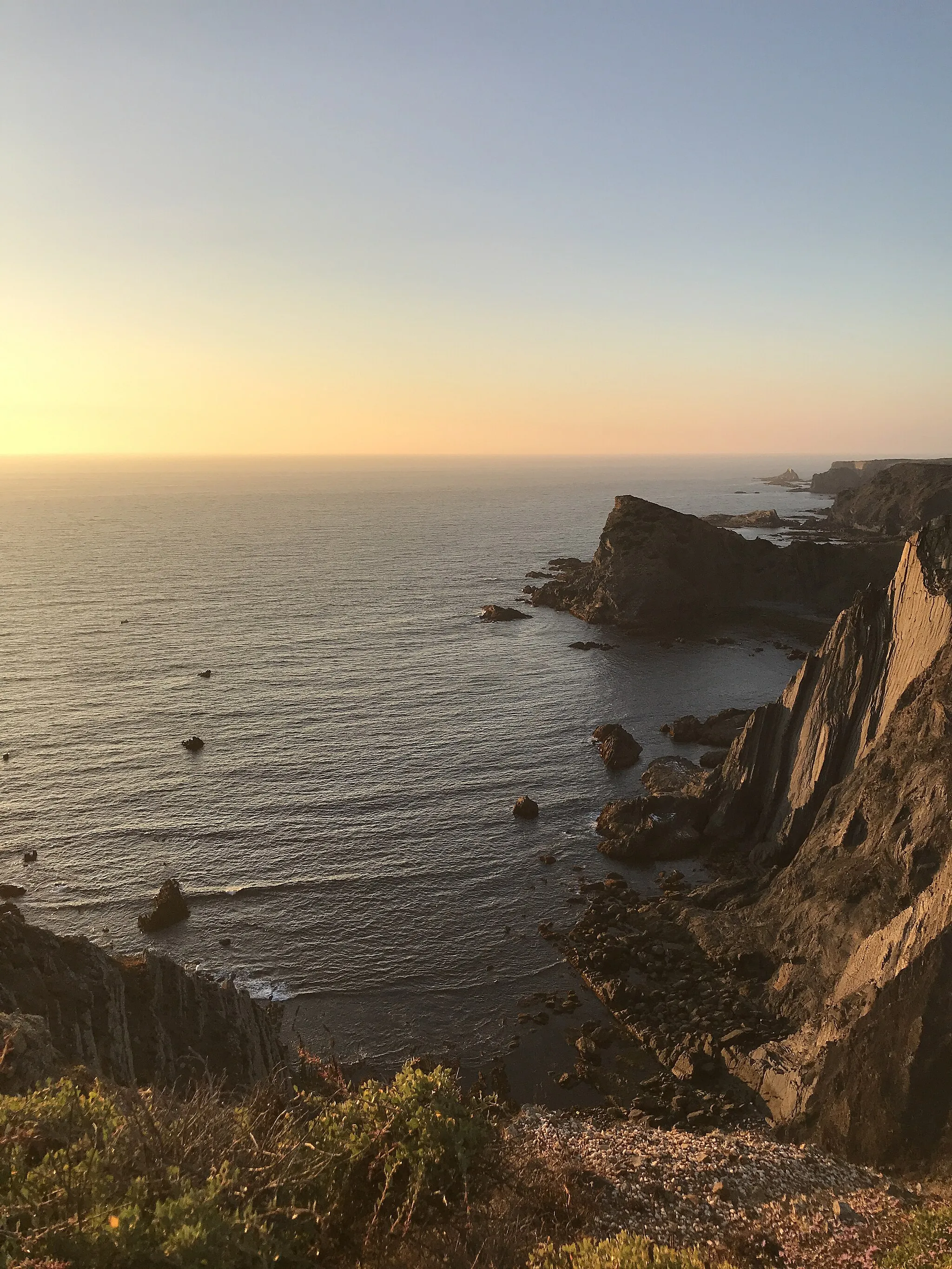 Photo showing: Aljezur vista desde el castillo de Arrifana.