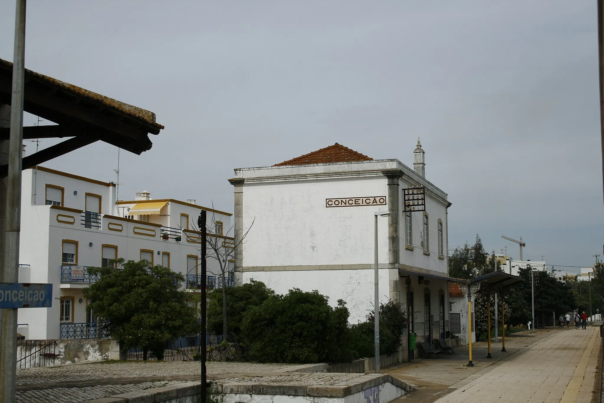 Photo showing: Conceição train station, in the Algarve Line, in Portugal.