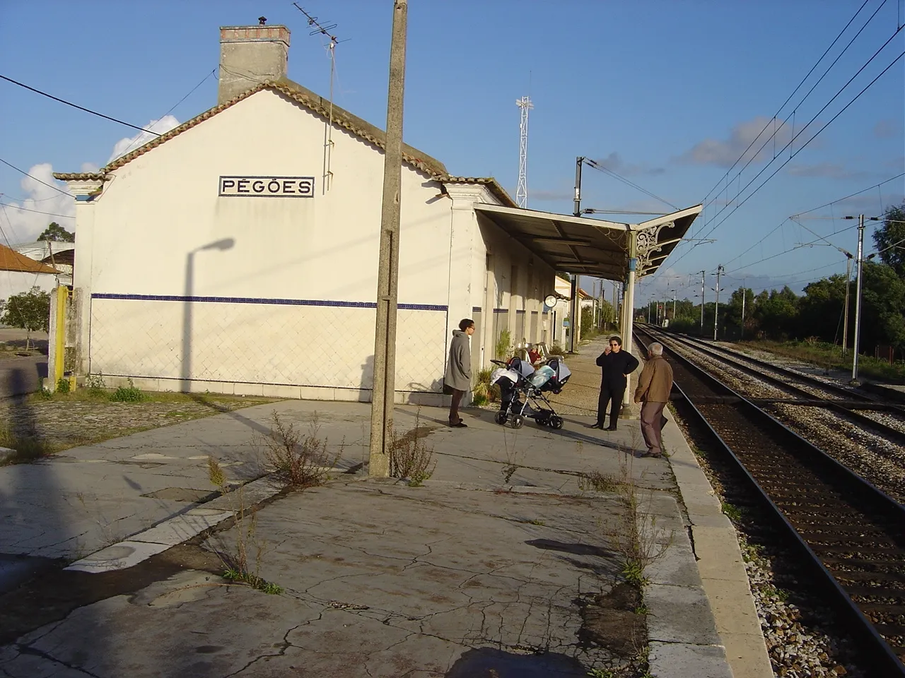 Photo showing: Estação de Pegões, Pegões-Gare, Montijo, portugal