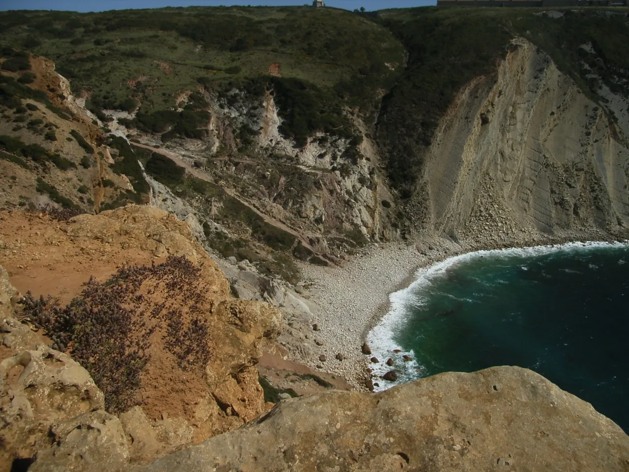 Photo showing: Plage aux langoustes / Cap Espichel