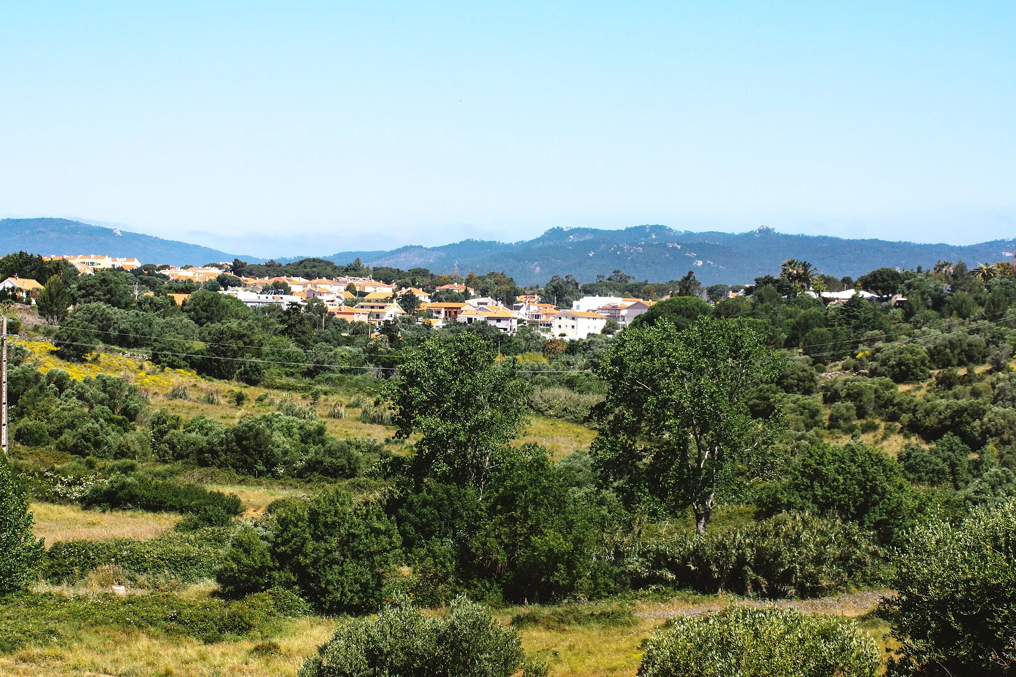 Photo showing: Vale da ribeira de Manique.