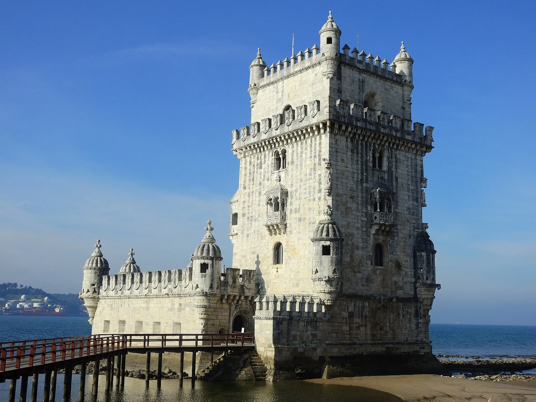 Photo showing: The Belém Tower in Lisbon, Portugal. April 2019.