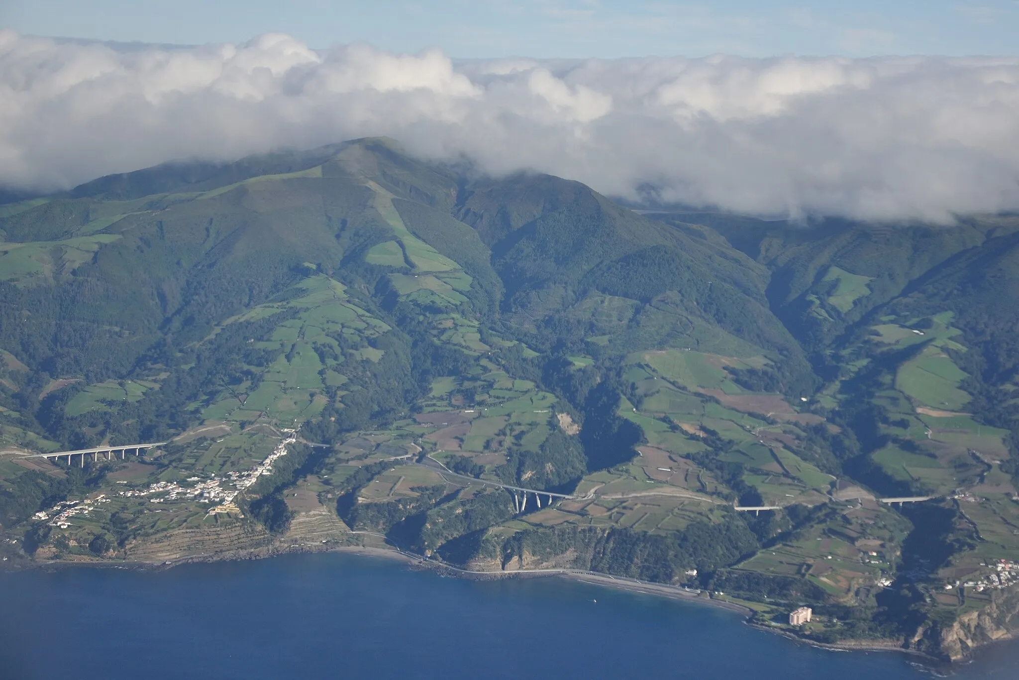 Photo showing: Portugal, aerial views of the Azores