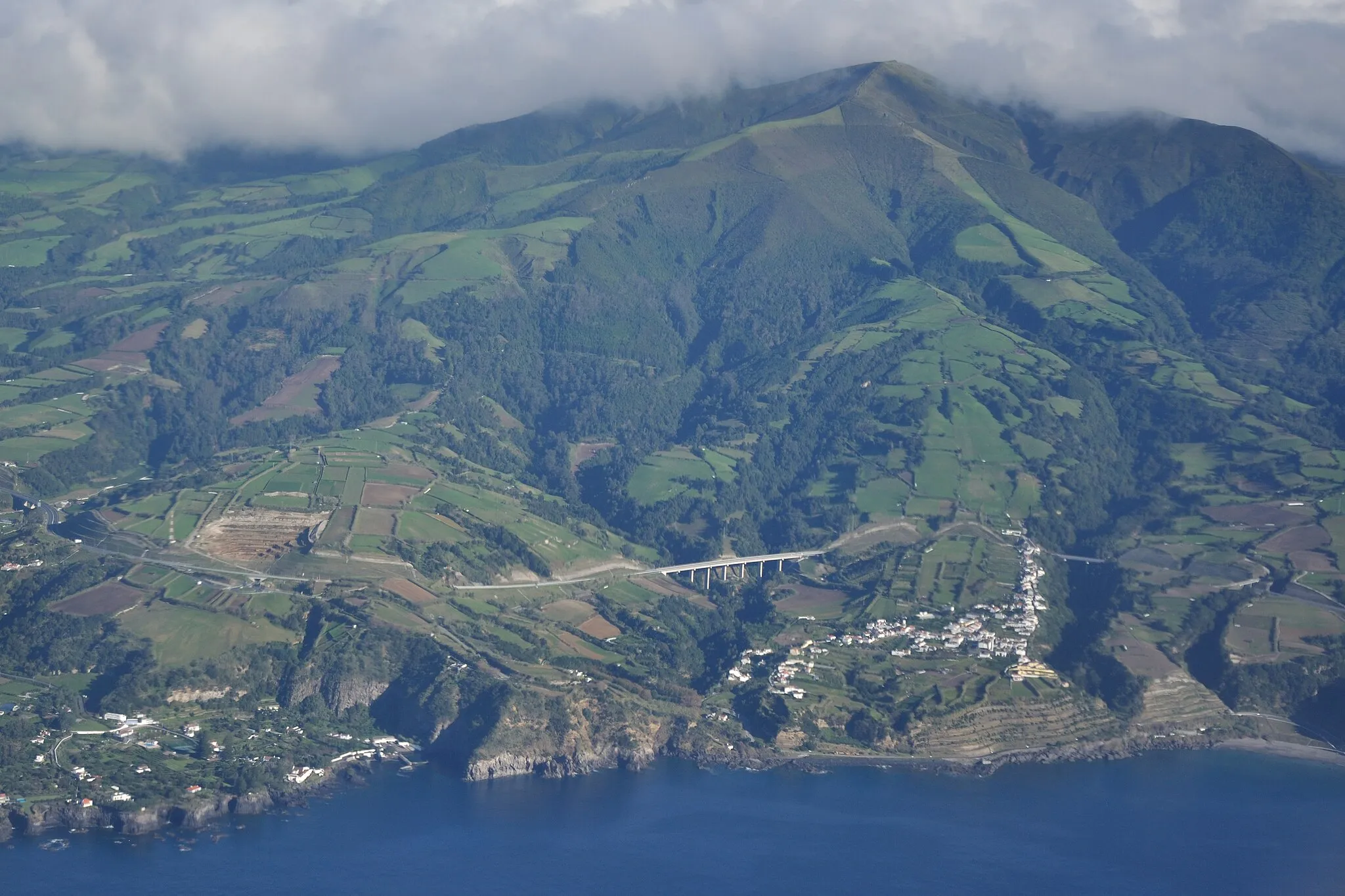 Photo showing: Portugal, aerial views of the Azores
