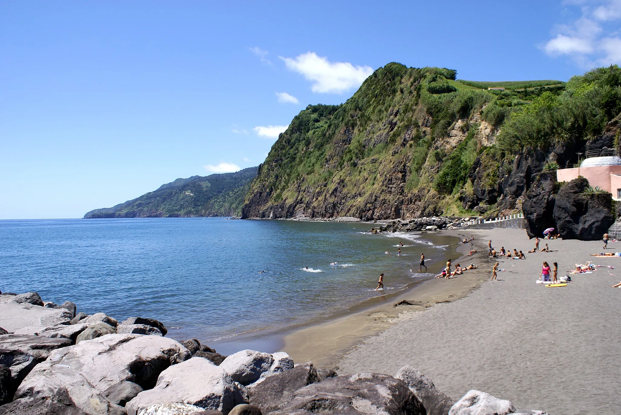 Photo showing: Praia da Povoação, Povoação, ilha de São Miguel, Açores