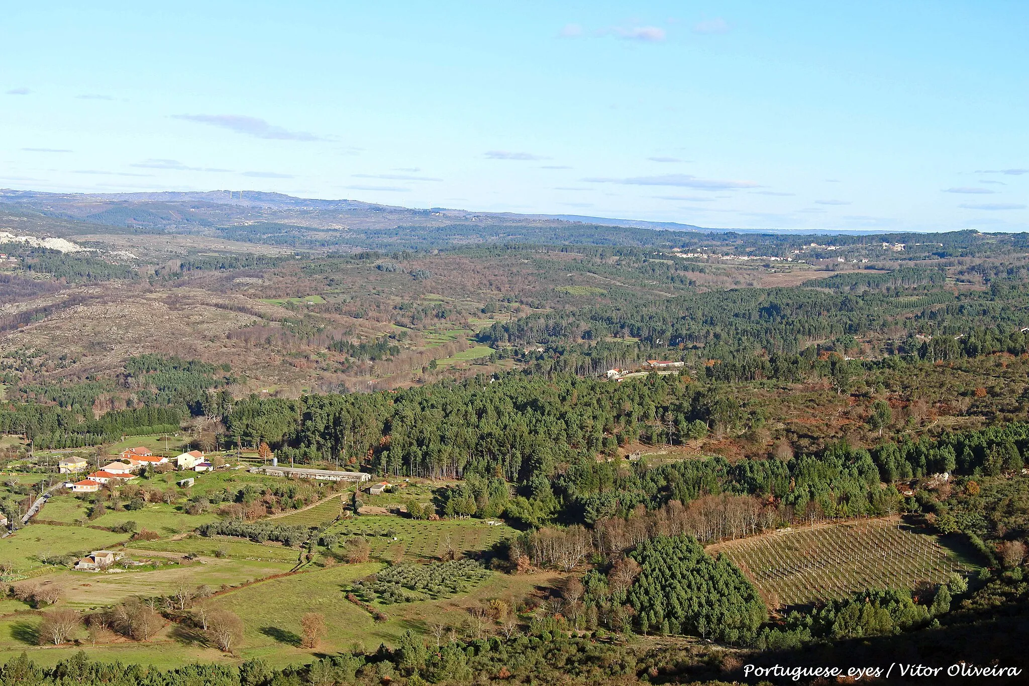 Photo showing: Vista da Capela do Bom Sucesso - Chãs de Tavares - Portugal 🇵🇹