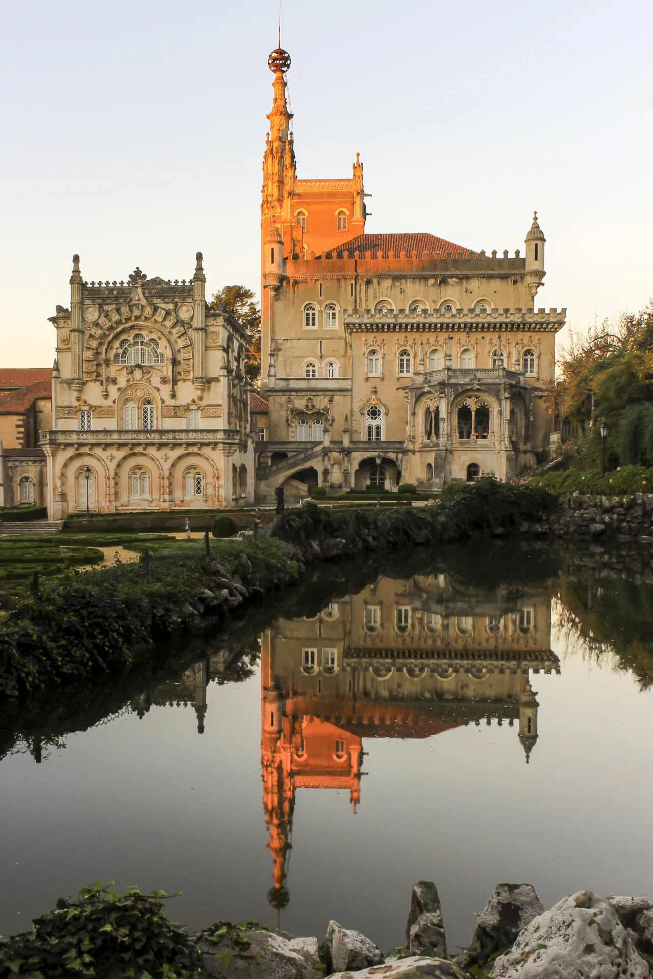 Photo showing: Palácio Hotel do Buçaco - conjunto em Mealhada, Portugal