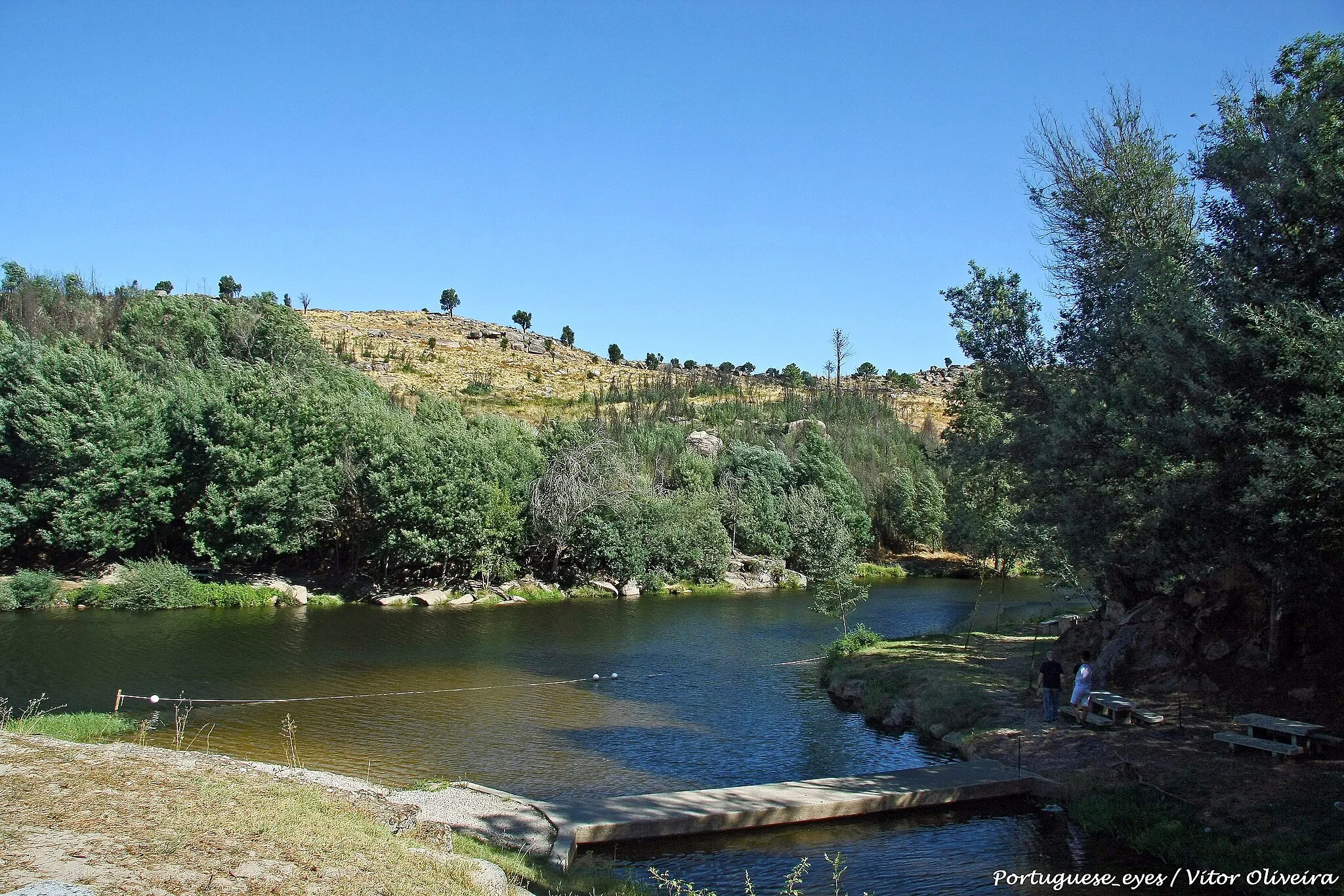 Photo showing: Praia Fluvial de Ribamondego - Portugal