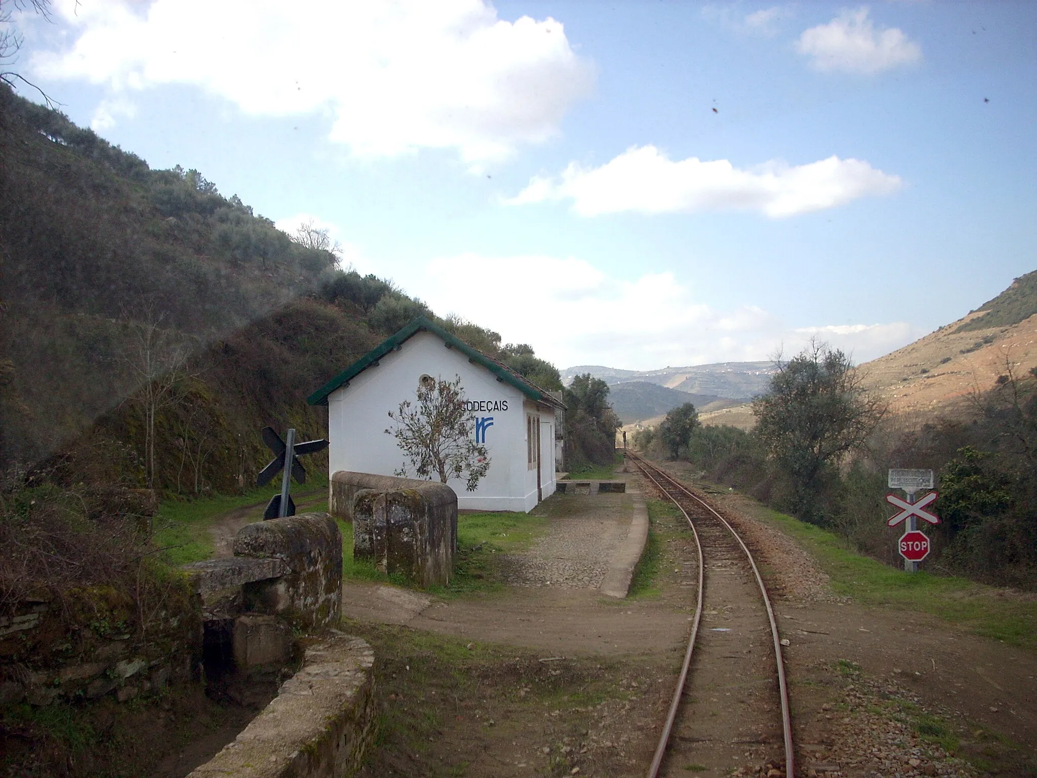 Photo showing: Codeçais train station at Linha do Tua railway, Portugal