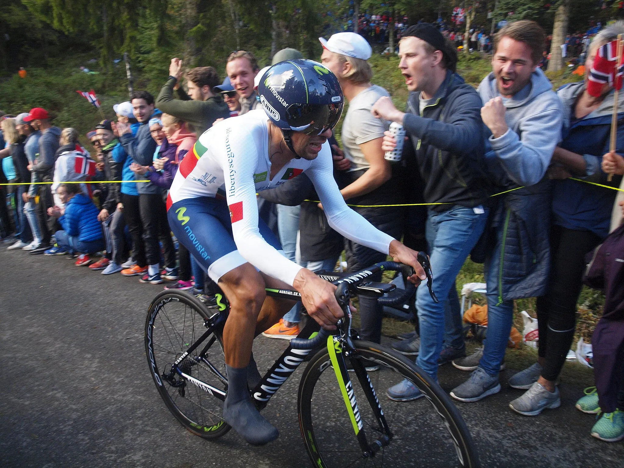 Photo showing: Nelson Oliveira at the 2017 UCI World Championships