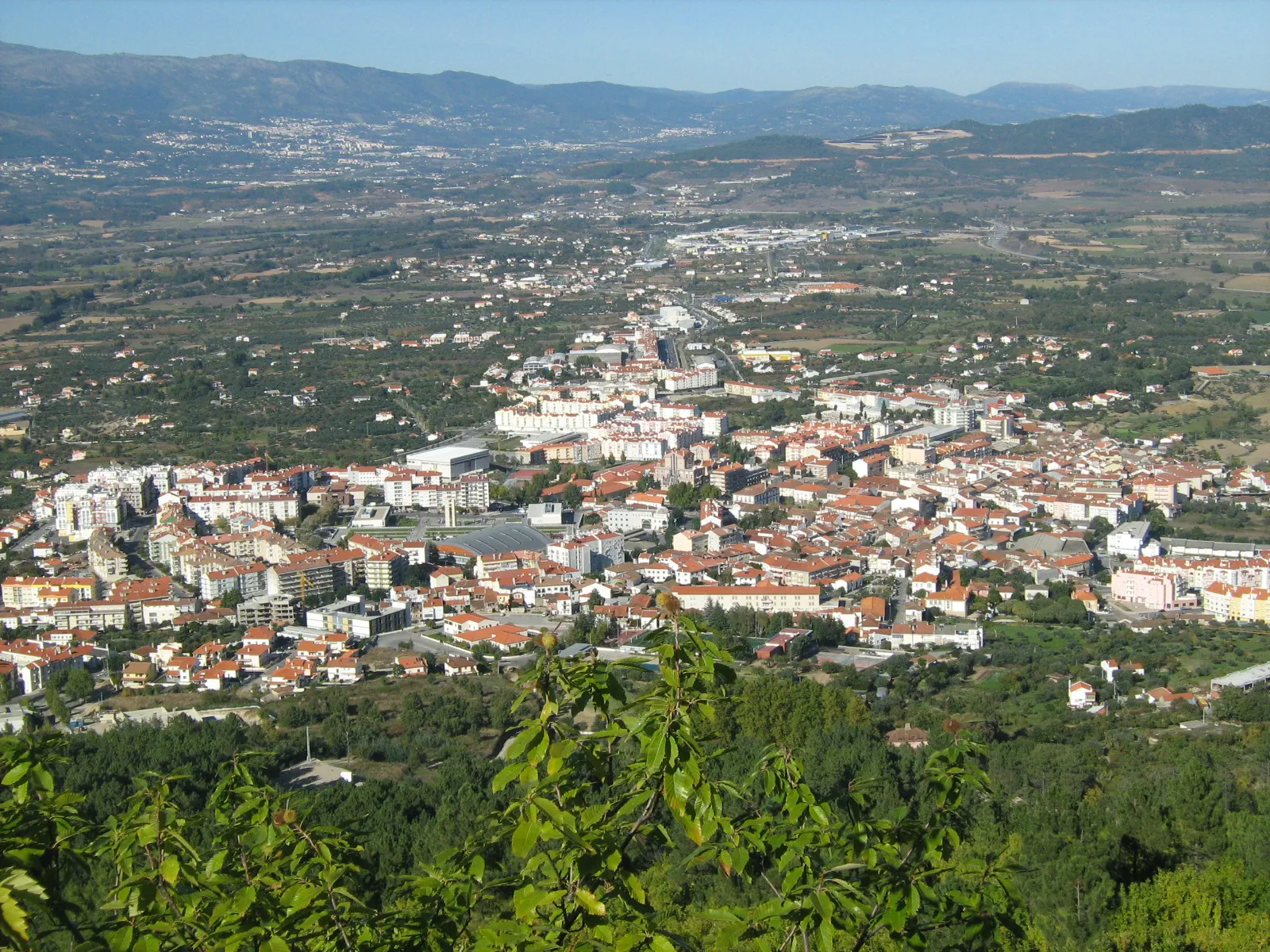 Photo showing: Vista panorâmica da cidade do Fundão (Portugal).