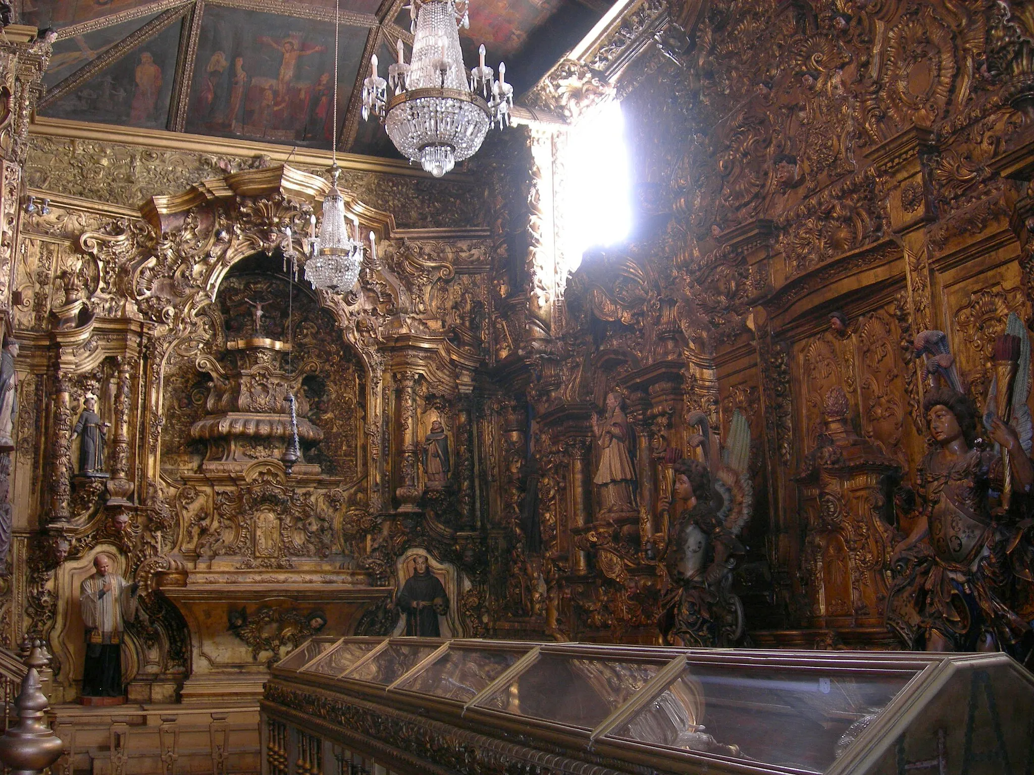 Photo showing: Museu de Santa Maria de Lamas, Sala 16_Talha dourada, da demolida Igreja do Divino Salvador de Delães (Vila Nova de Famalicão)