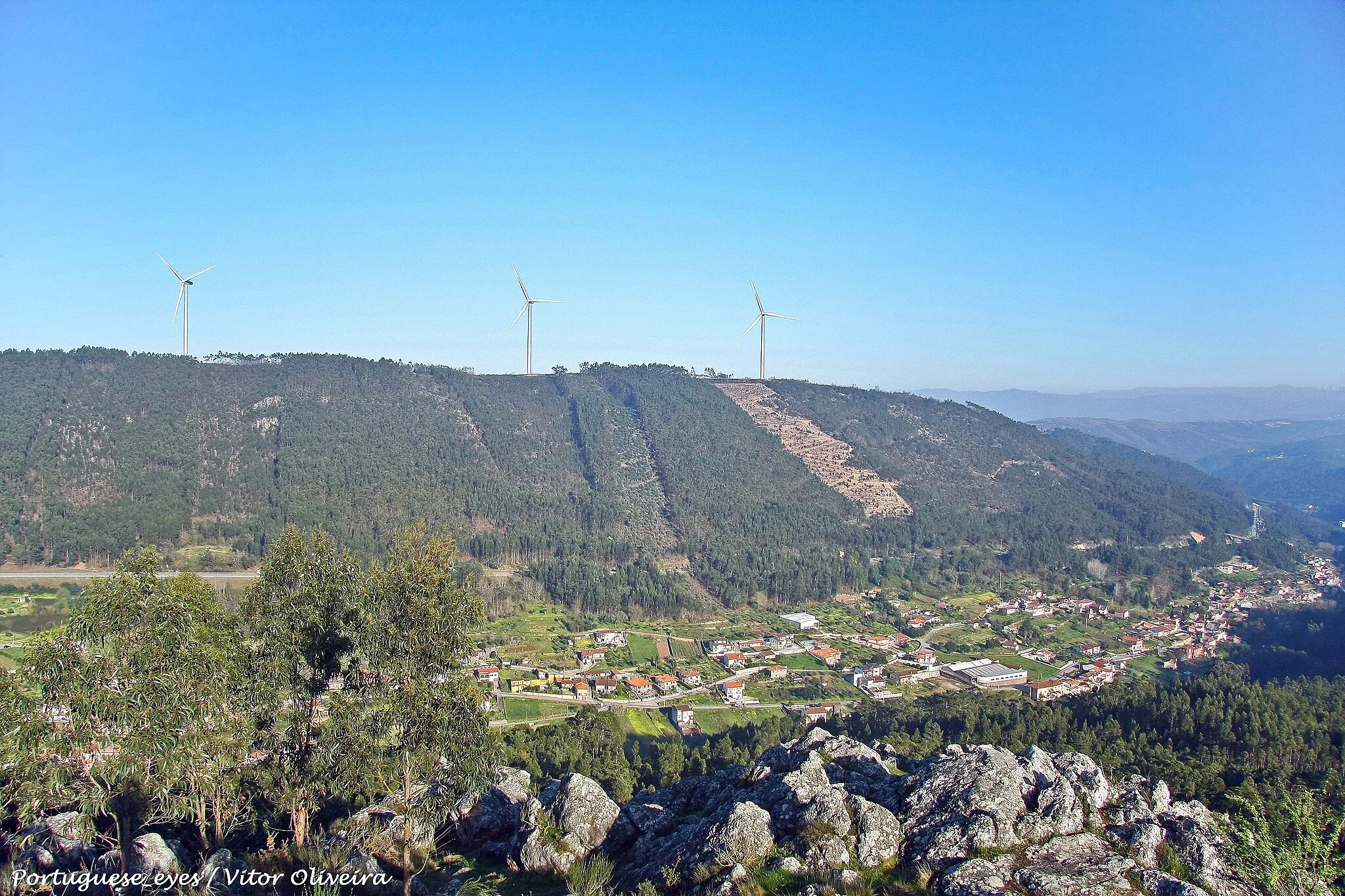 Photo showing: Vista do Miradouro dos Moinhos de Gavinhos - Portugal 🇵🇹