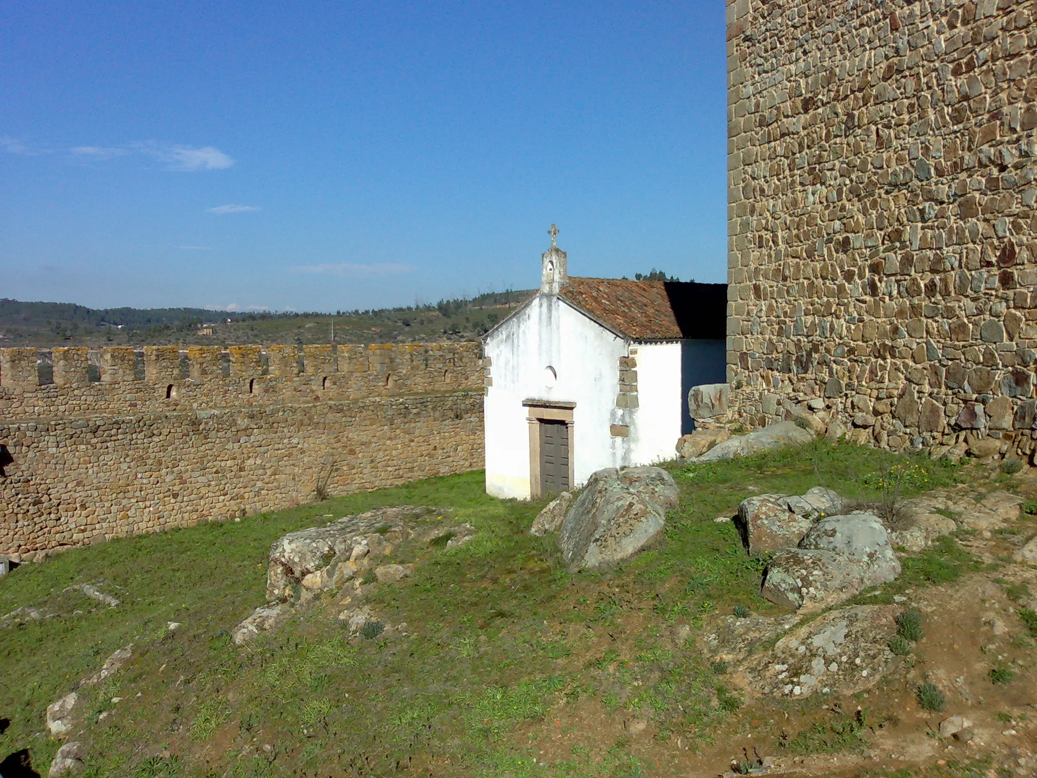 Photo showing: São Brás chapel in Belver castle, Gavião, Portugal.