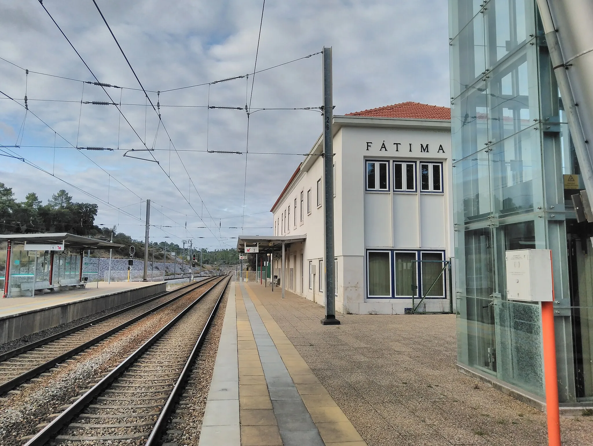 Photo showing: Chão de Maçãs-Fátima train station