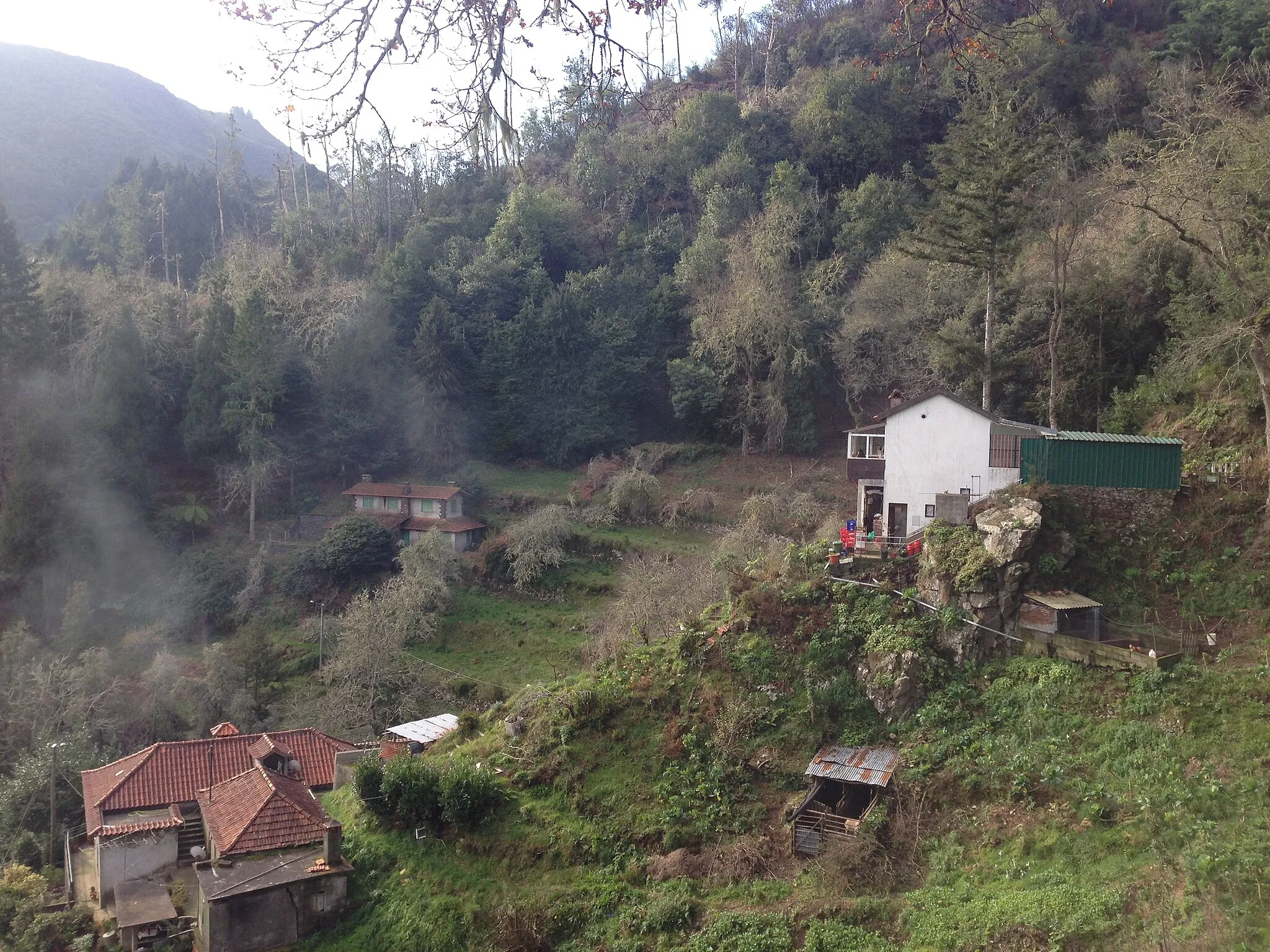 Photo showing: Cottages at Ribeiro Frio. Madeira.