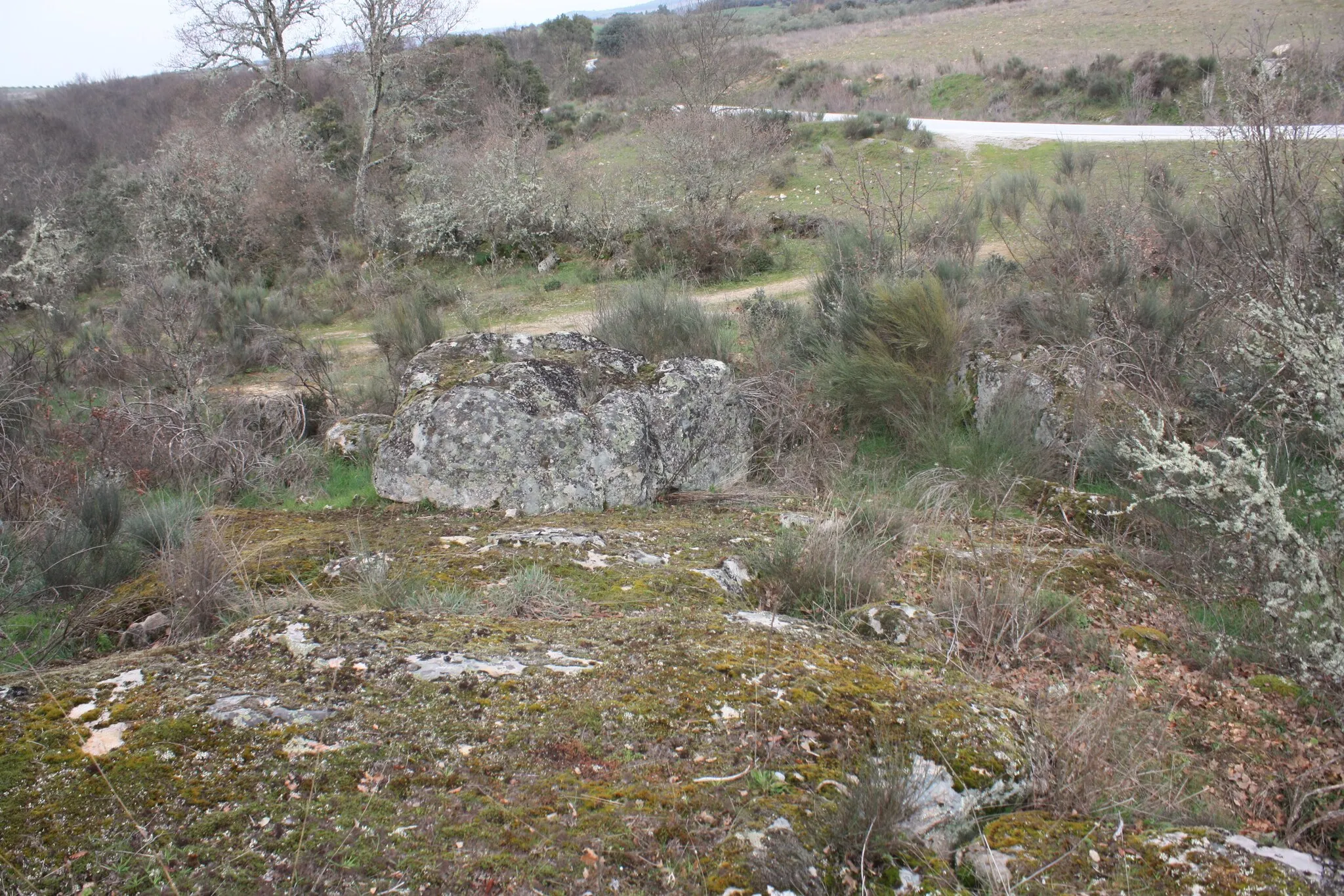 Photo showing: Povoado Romanizado do Cramanchão, castro em mau estado de conservação situado nas proximidades da aldeia de Cortiços, freguesia pertencente ao concelho de Macedo de Cavaleiros, distrito de Bragança, Trás-os-Montes, Portugal.