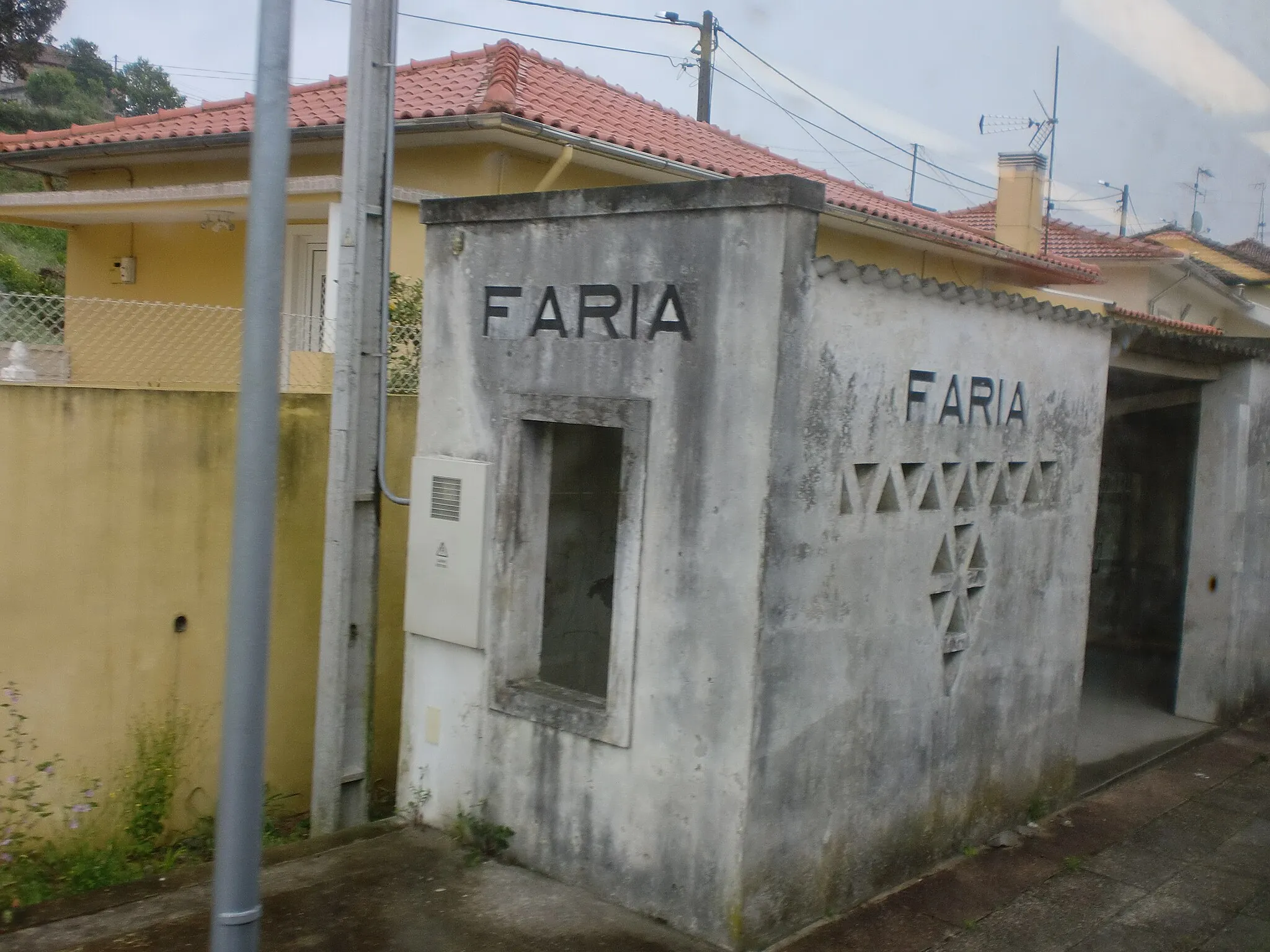 Photo showing: Faria halt on Vouga railway line, Portugal