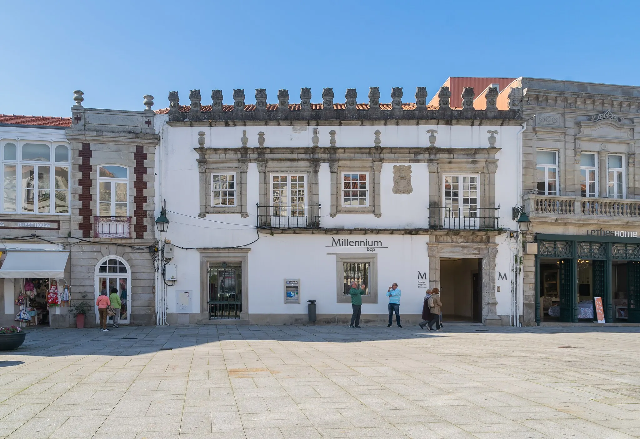 Photo showing: Casa dos Sá Soutomaior at Praça da República in Viana do Castelo, Minho, Portugal