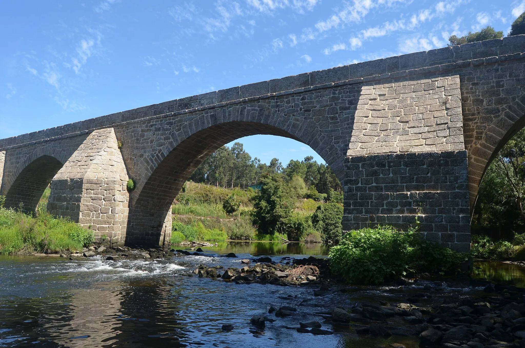 Photo showing: Study on a medieval bridge XVI