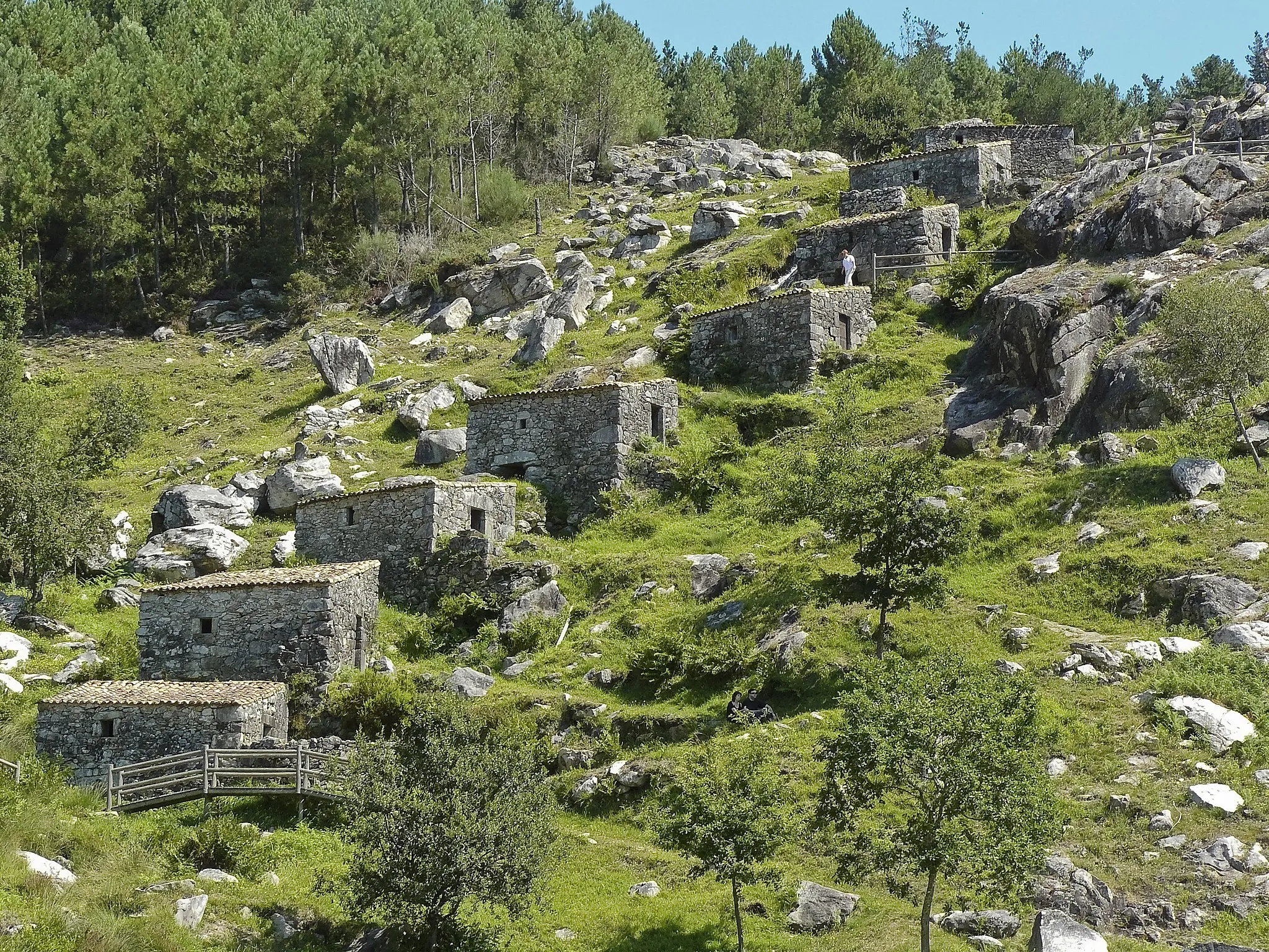 Photo showing: Watermills of the Folón river and the Picón river - O Rosal - Galiza - Spain