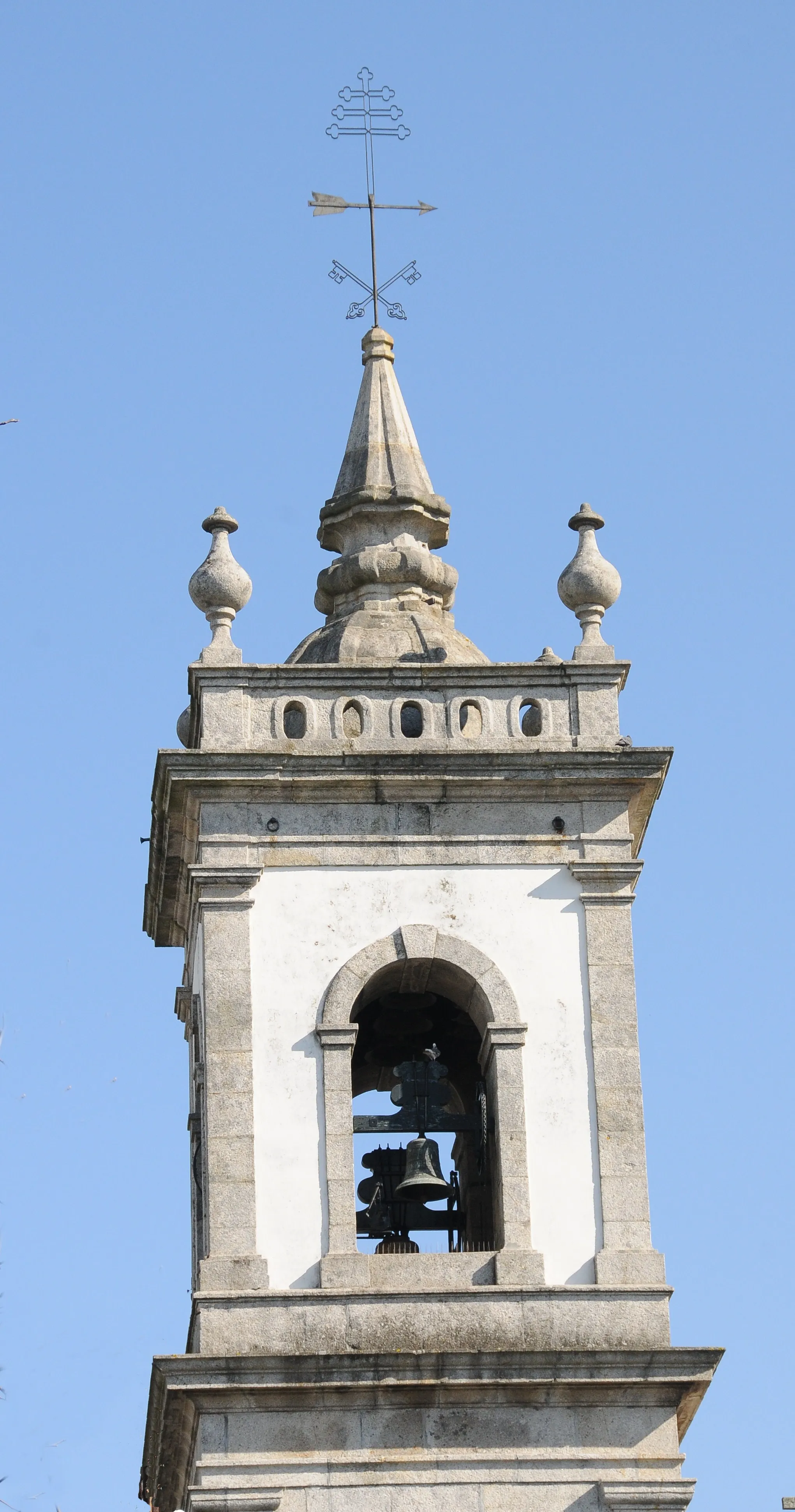 Photo showing: Tower in Maximinos Church, in Maximinos, Braga, Portugal.