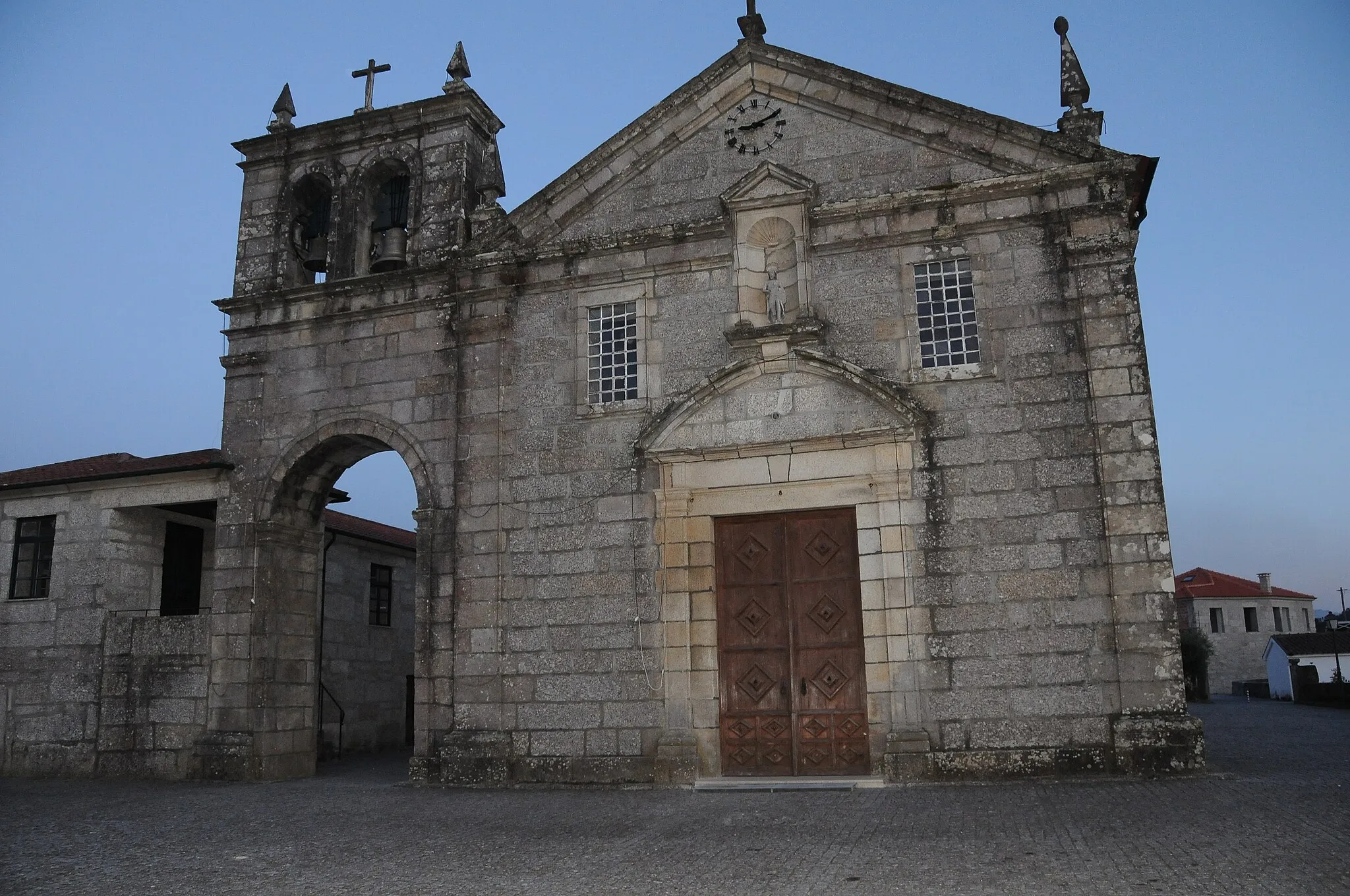 Photo showing: Church of Mosteiro, Vieira do Minho, Portugal.