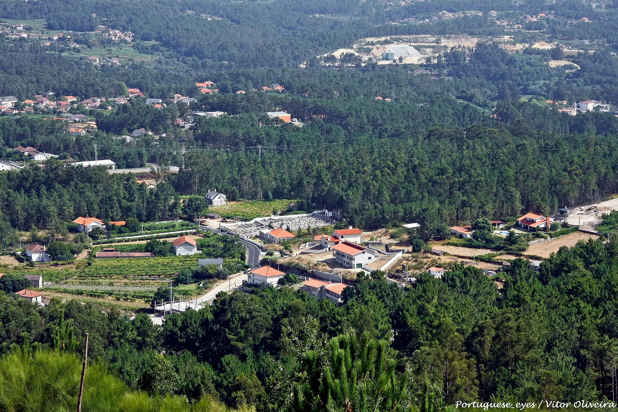 Photo showing: Vista do Miradouro da Senhora da Assunção - Portugal