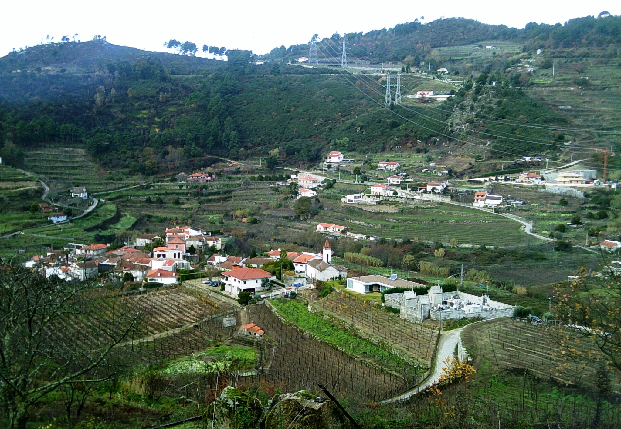 Photo showing: Loivos da Ribeira, concelho de Baião, distrito do Porto, Portugal: panorâmica.