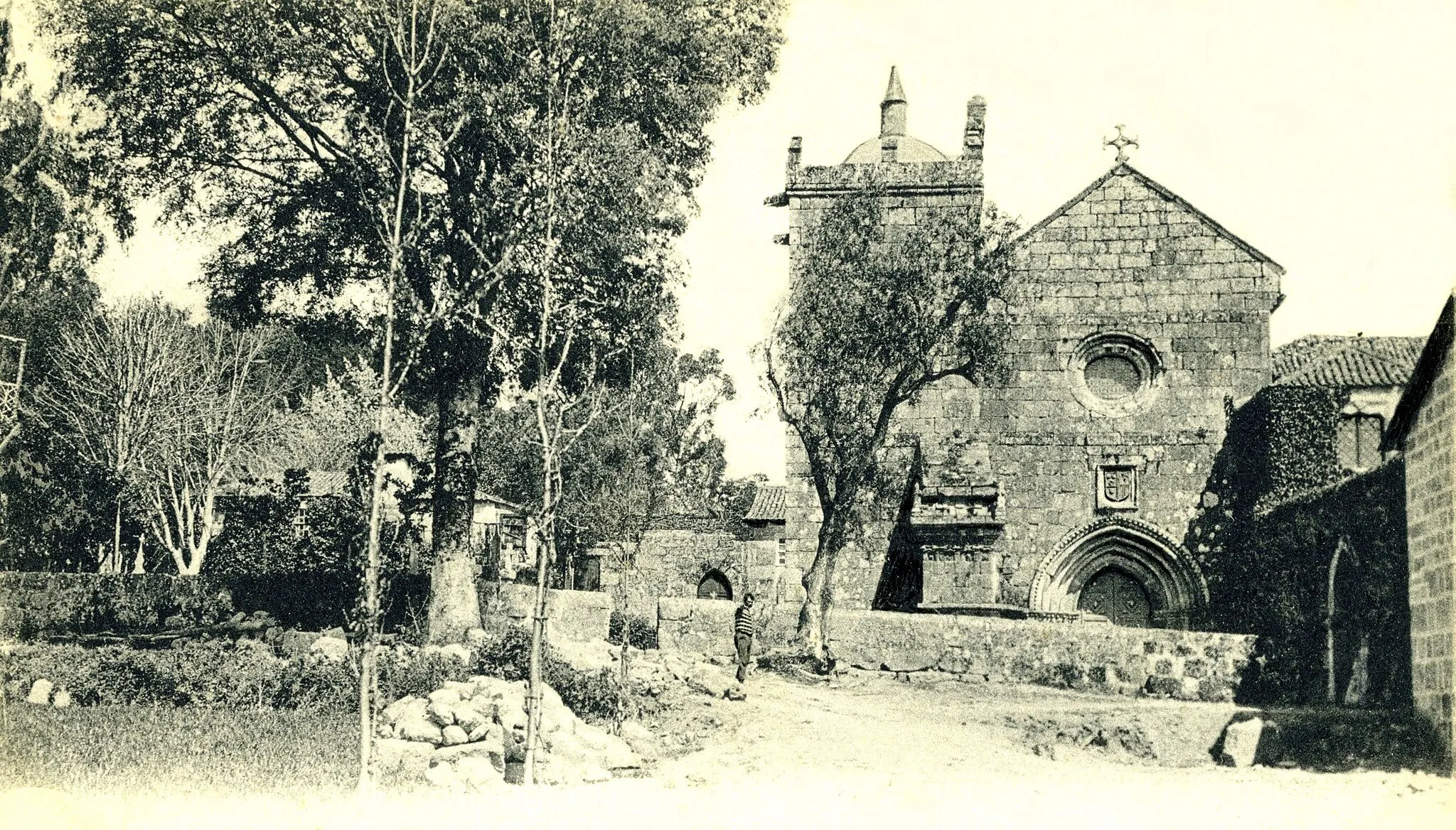 Photo showing: Monastère de Cete, à Cete, Paredes, Porto, Portugal. Carte postale de 1905