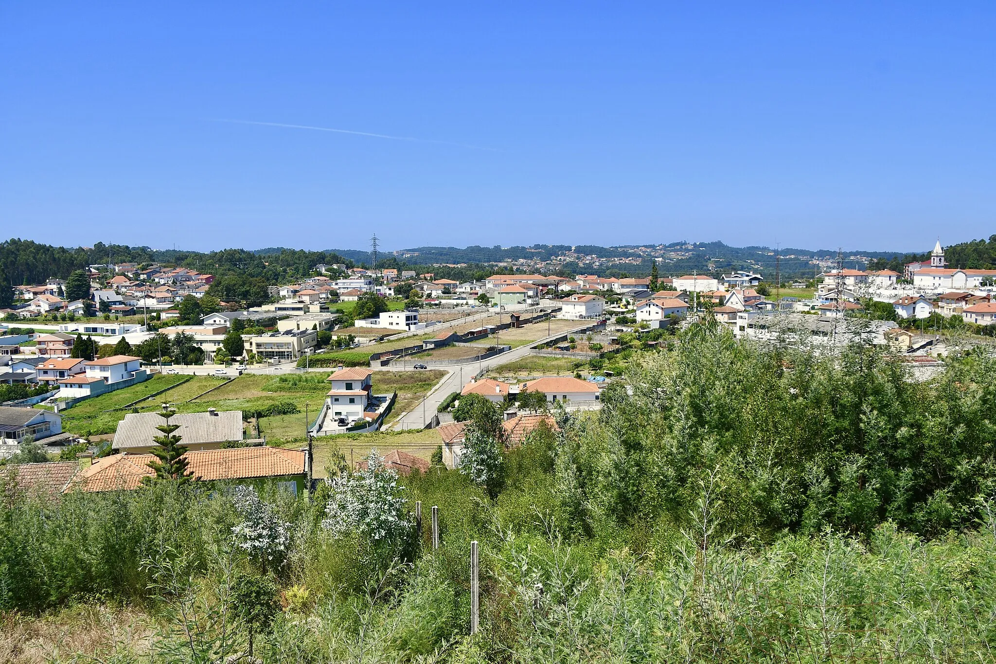 Photo showing: Vue sur Sanguedo (Aveiro), au Portugal.