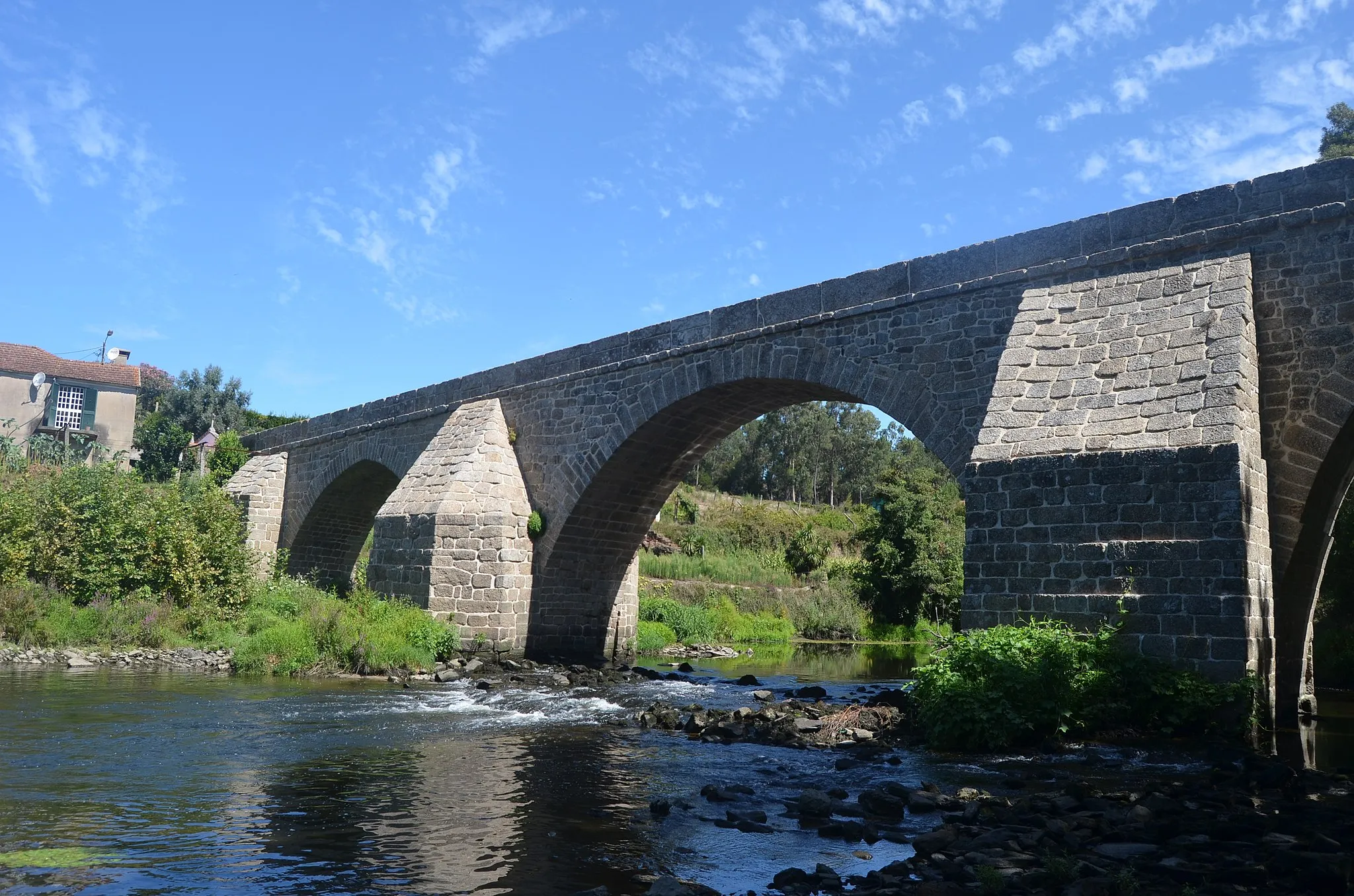 Photo showing: Study on a medieval bridge XIV
