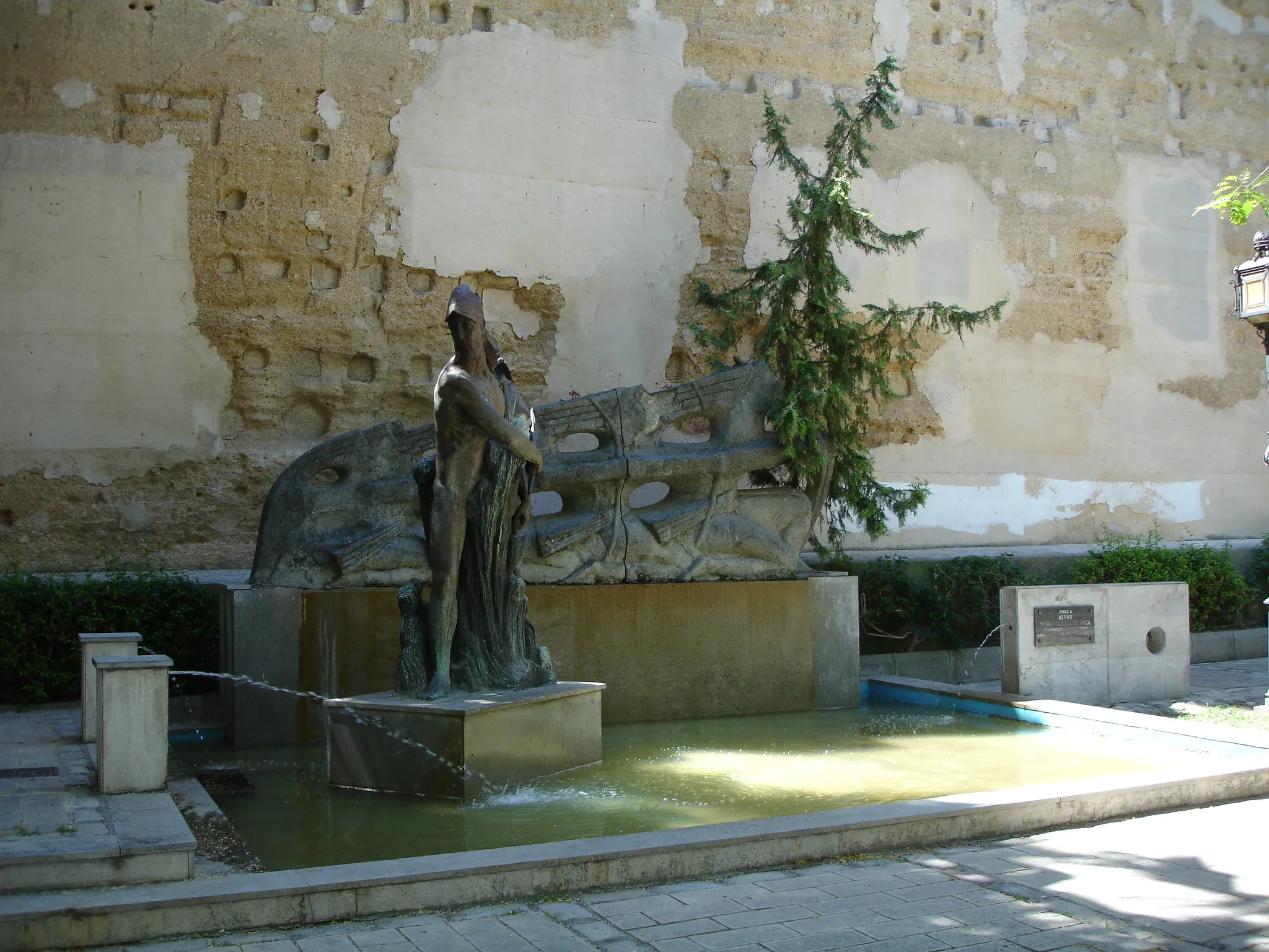Photo showing: Monumento a Álvar Núñez Cabeza de Vaca en Jerez de la Frontera. Andalusia (Spain).