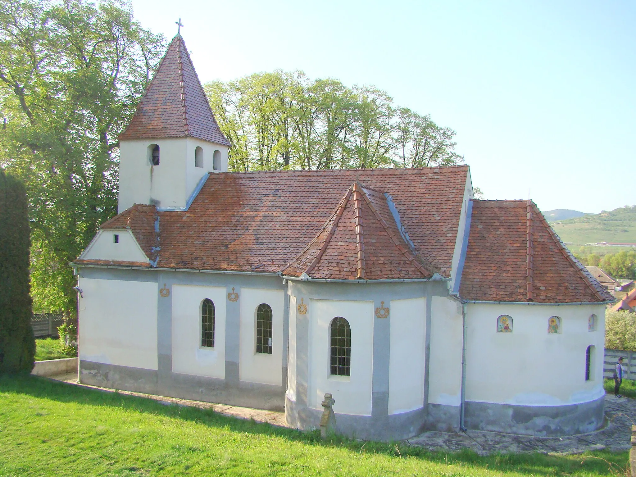 Photo showing: Saint Nicholas orthodox church in Daneș, Mureș county, Romania