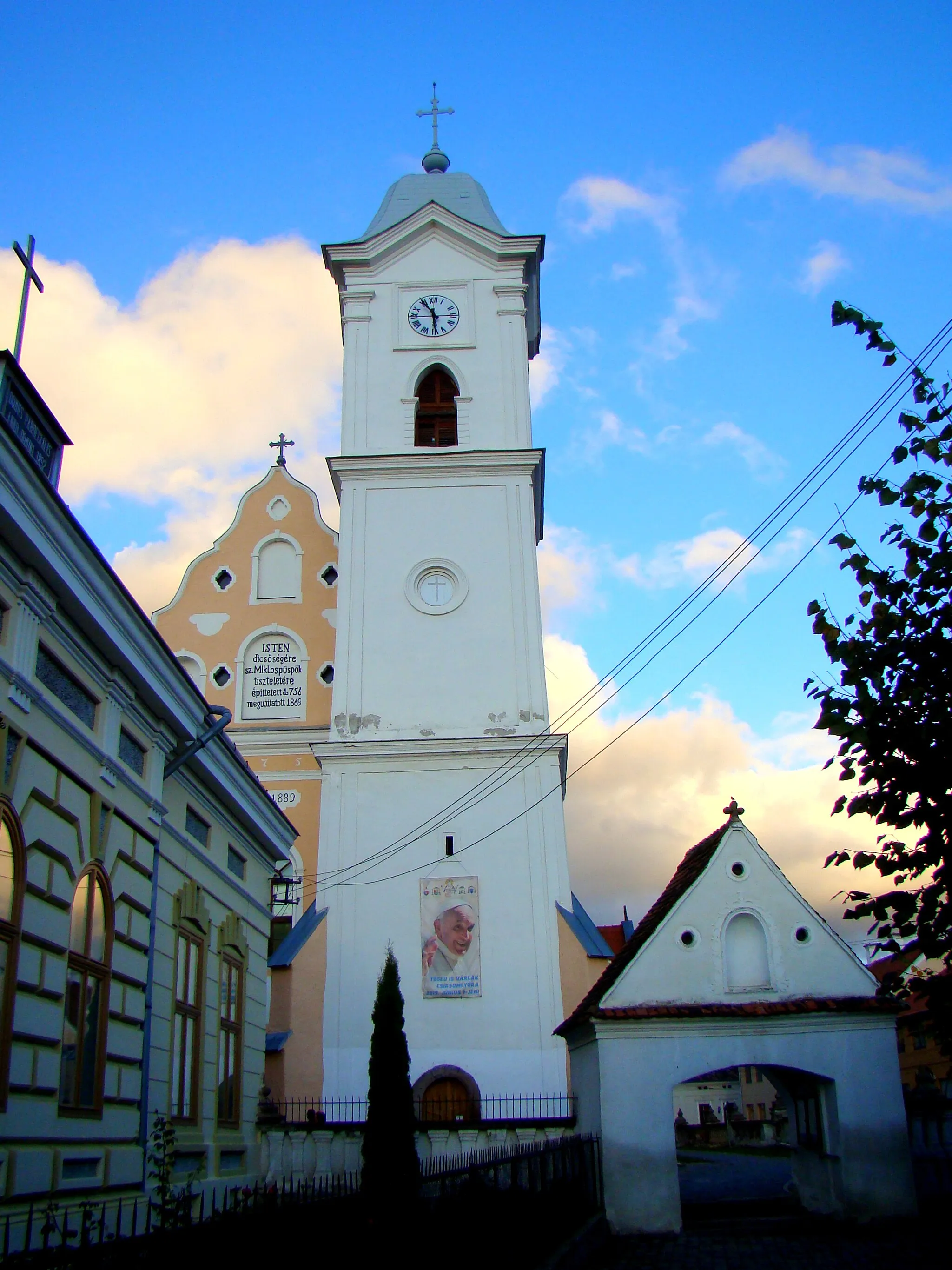 Photo showing: Saint Nicholas Church in Gheorgheni, Harghita County, Romania