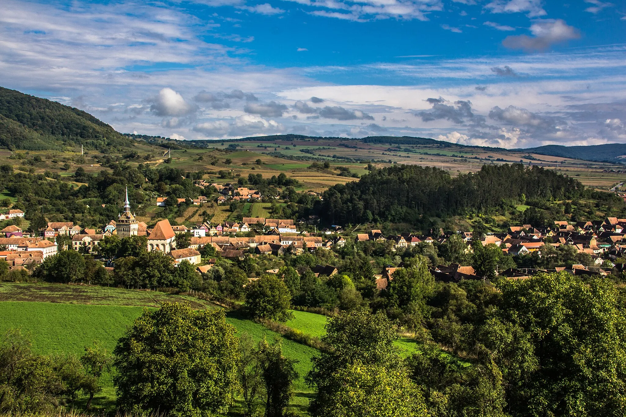 Photo showing: Ansamblul bisericii evanghelice fortificate