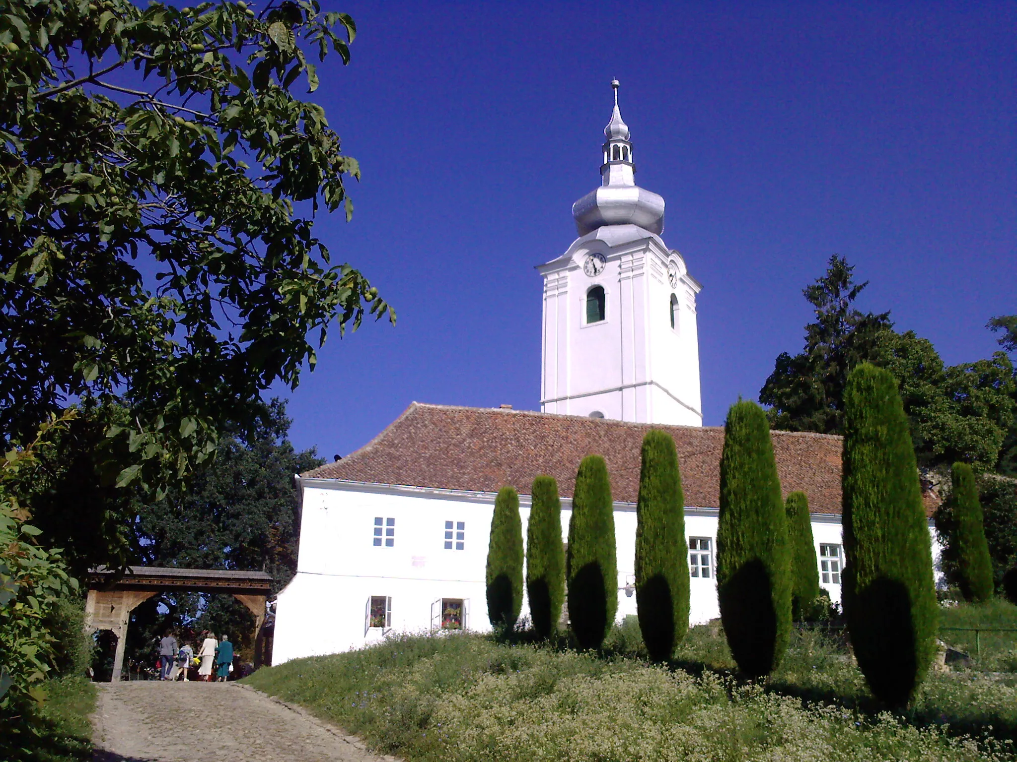 Photo showing: Biserica Reformată din Sfântu Gheorghe, construcţie din secolul al XIV-lea.