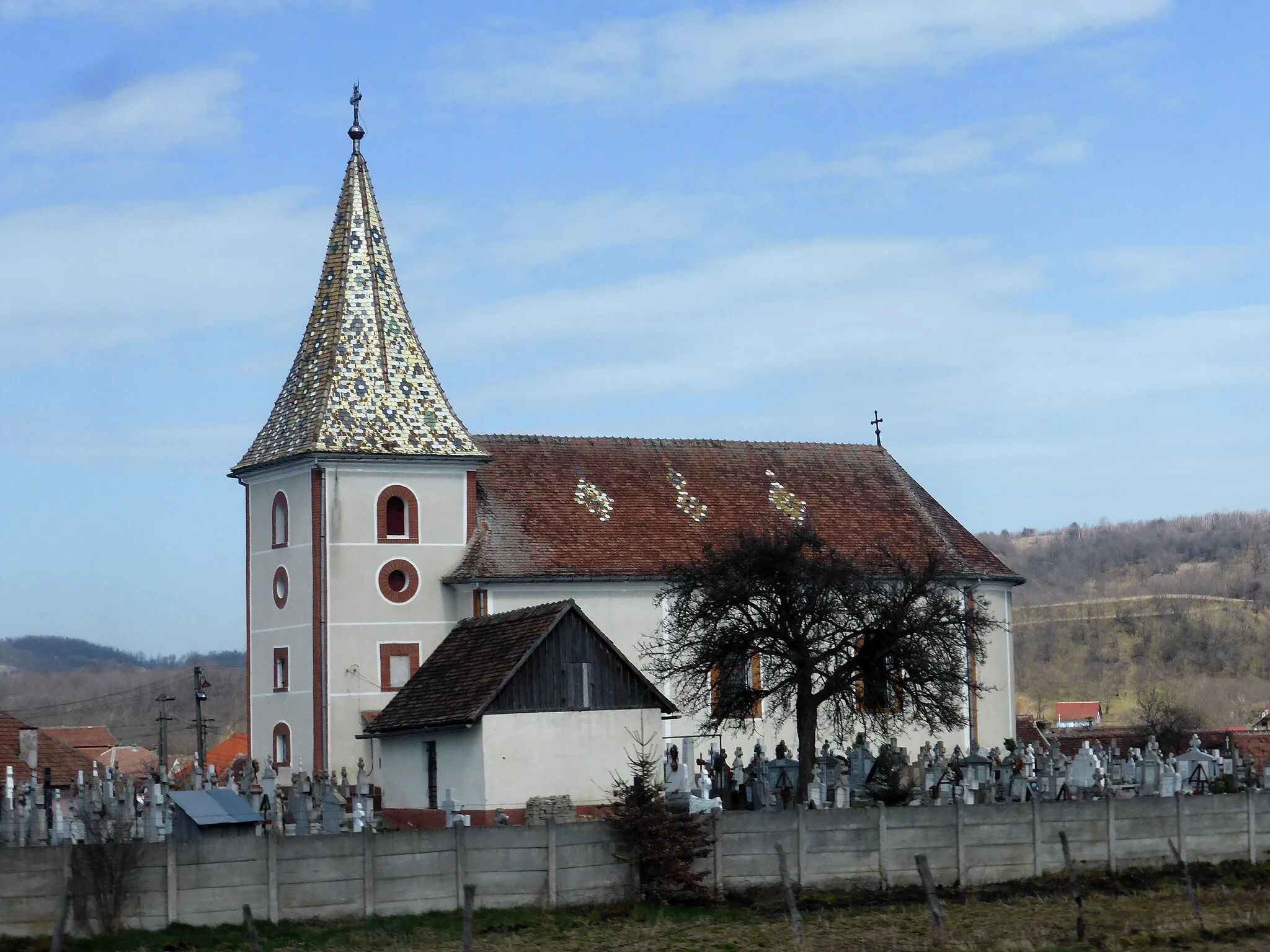 Photo showing: Orthodoxe Kirche der Cuvioasa Parascheva in Westen (Kreis Hermannstadt).