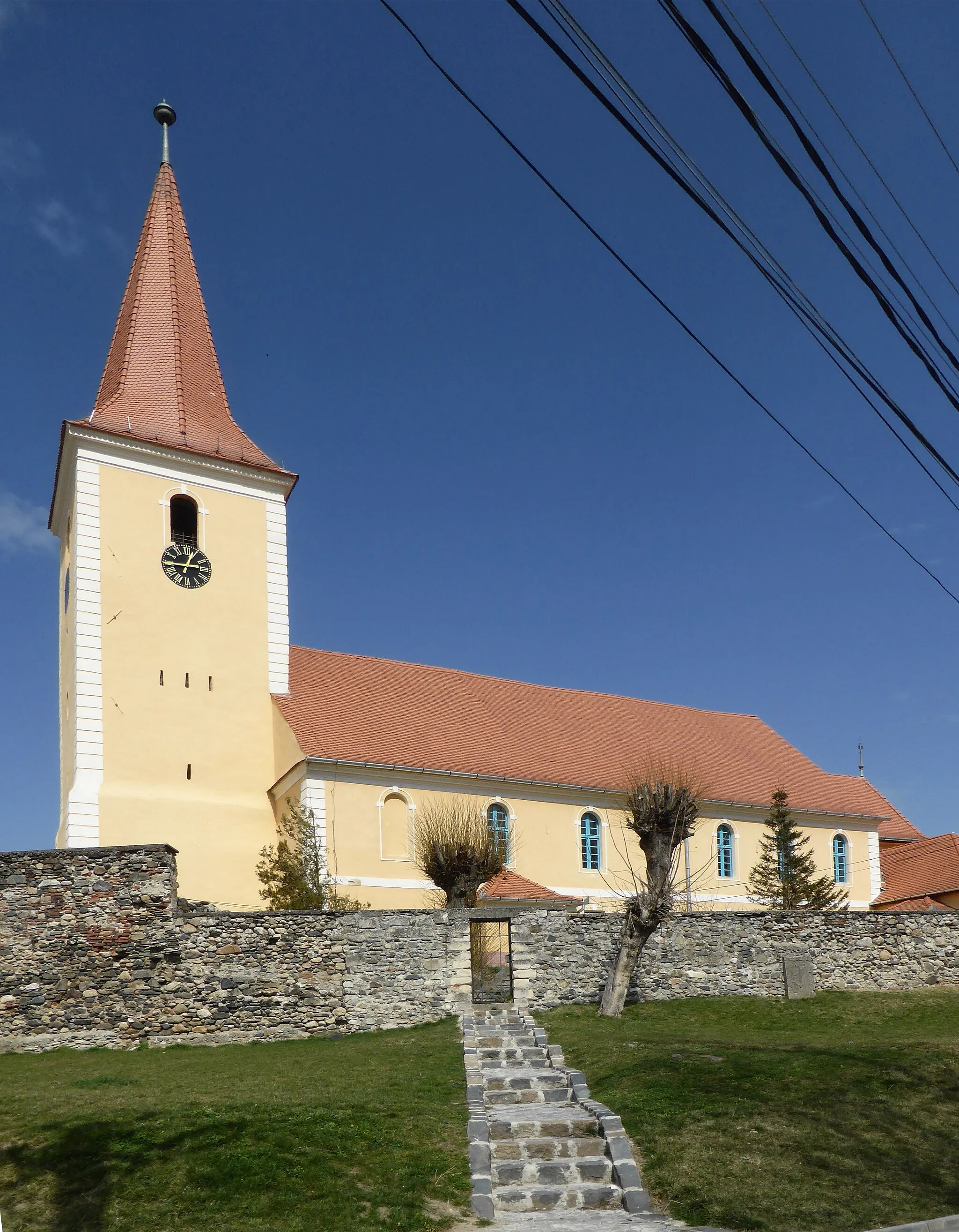 Photo showing: Evangelische Kirche von Talmesch (Tălmaciu).