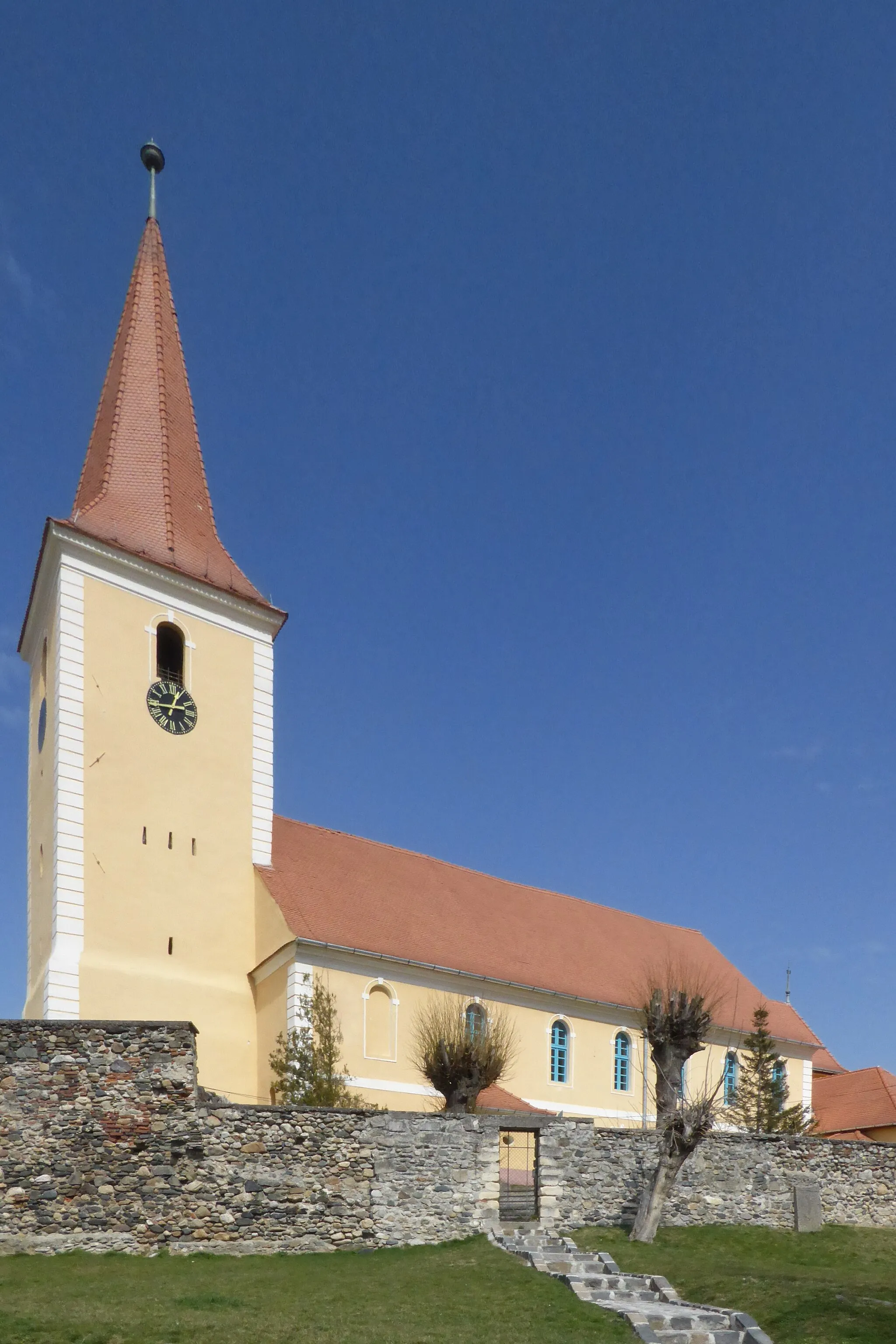 Photo showing: Evangelische Kirche von Talmesch (Tălmaciu).