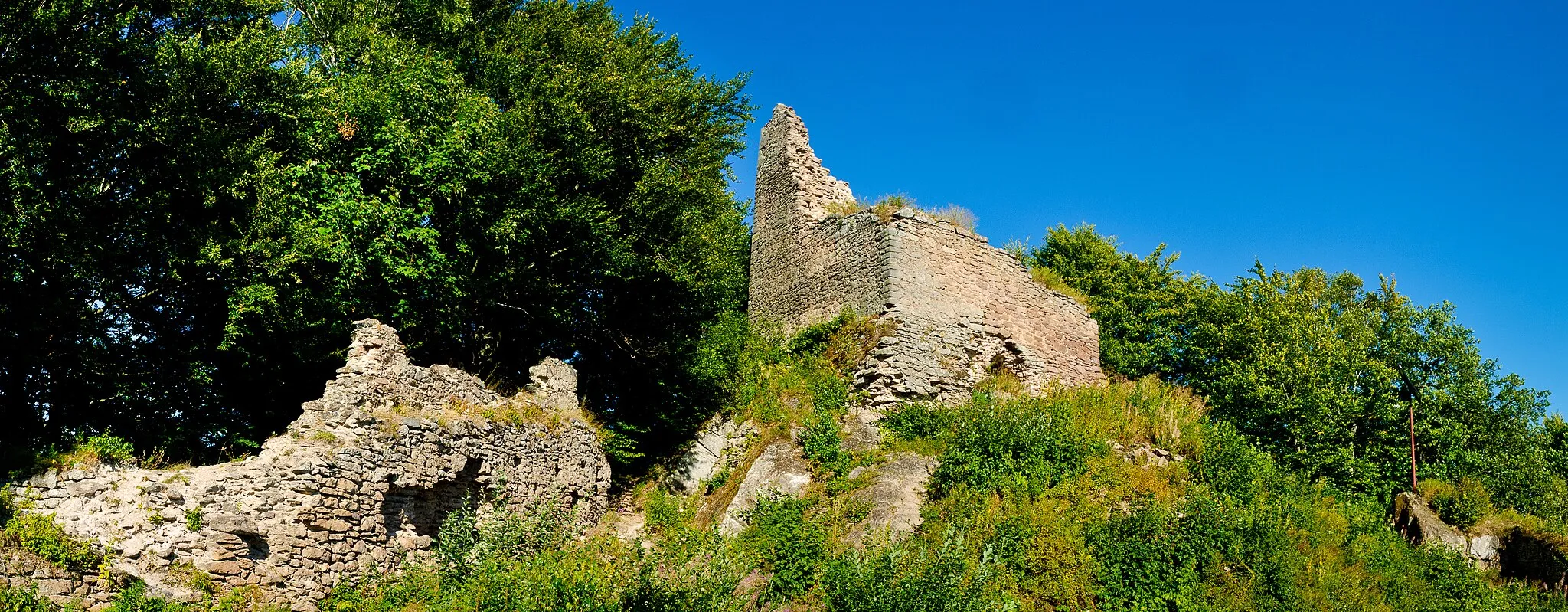 Photo showing: The ruins of Bálványos castle