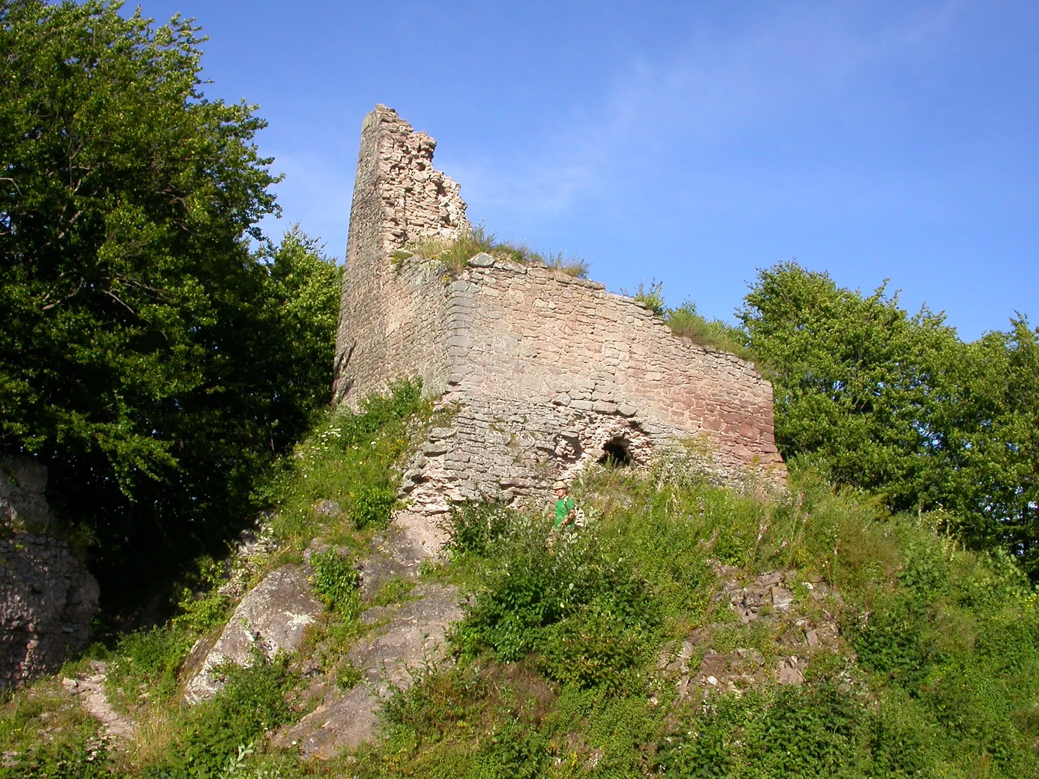 Photo showing: Cetatea Bálványos (ruine), sec. XIII-XIV