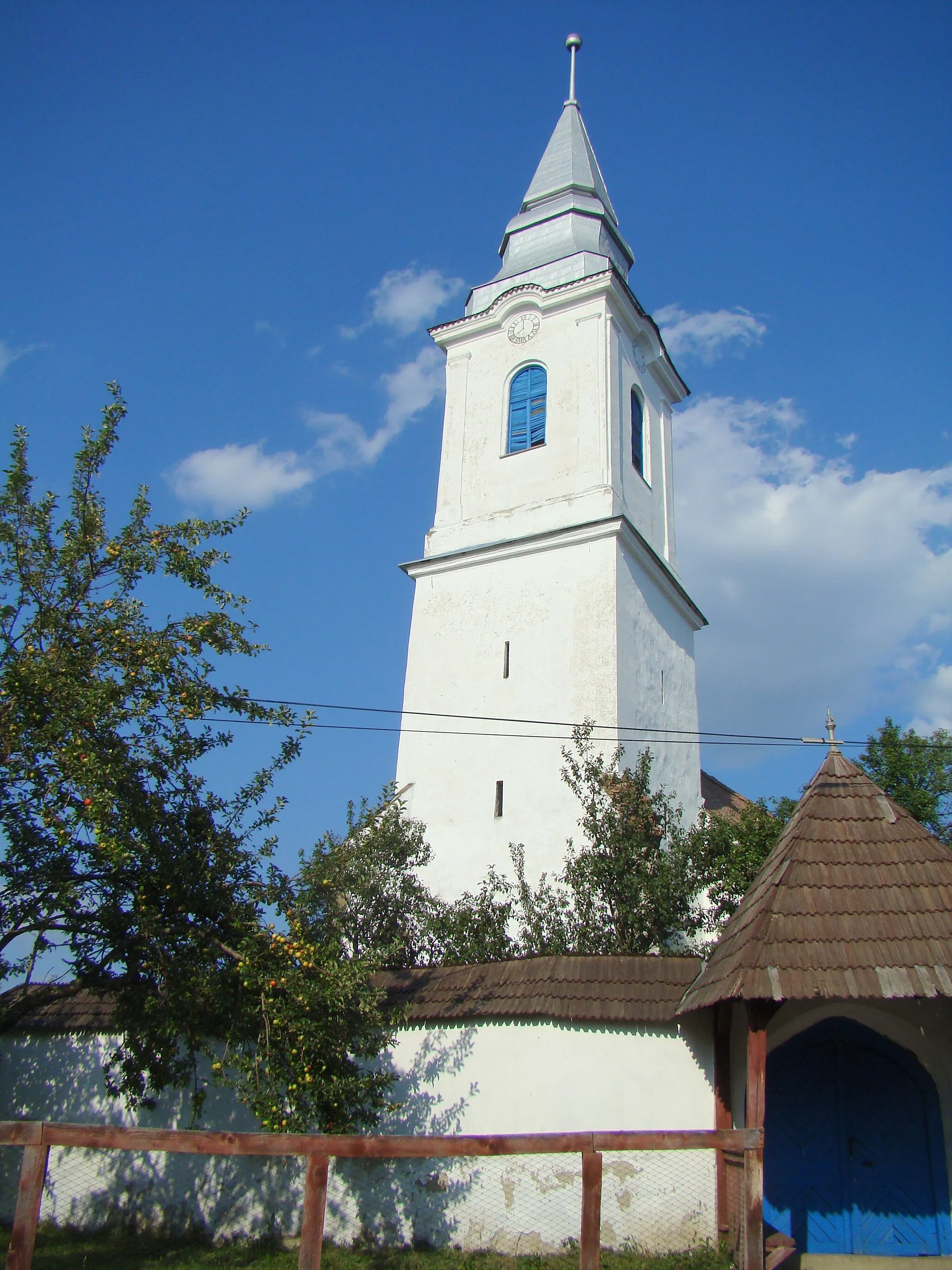 Photo showing: Reformed church in Feliceni, Harghita county, Romania