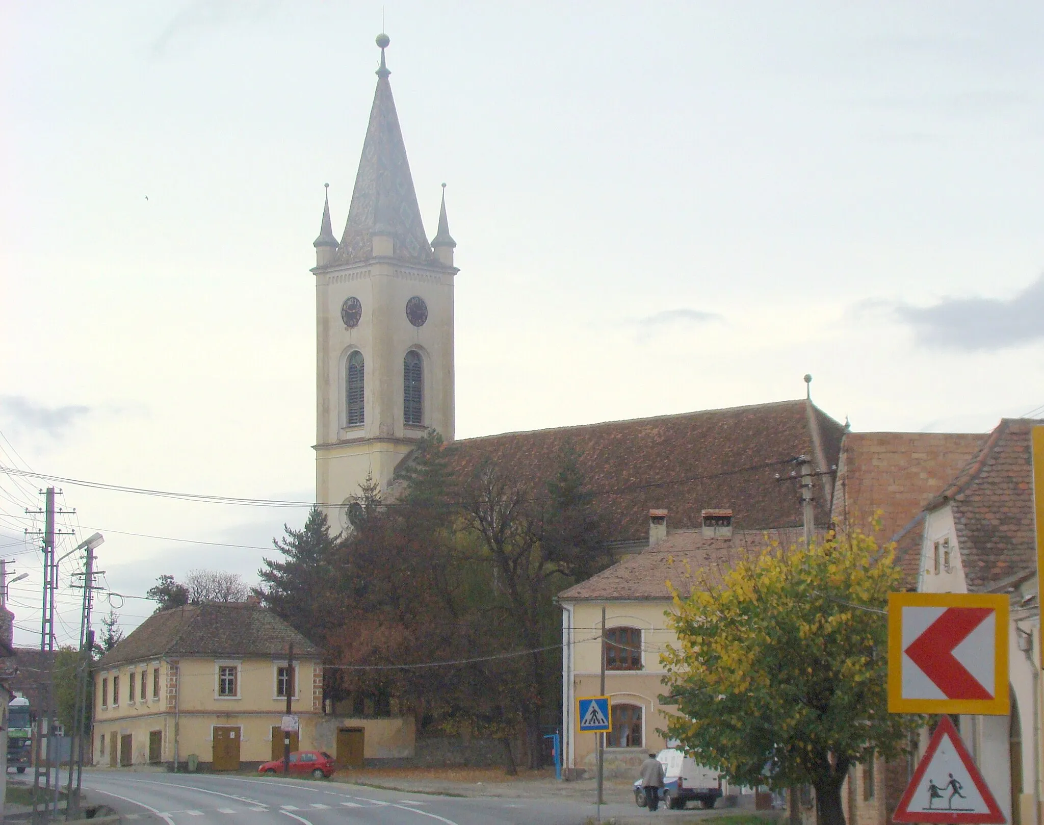 Photo showing: Evangelische Kirche von Apoldu de Sus (Großpold), Siebenbürgen, Rumänien