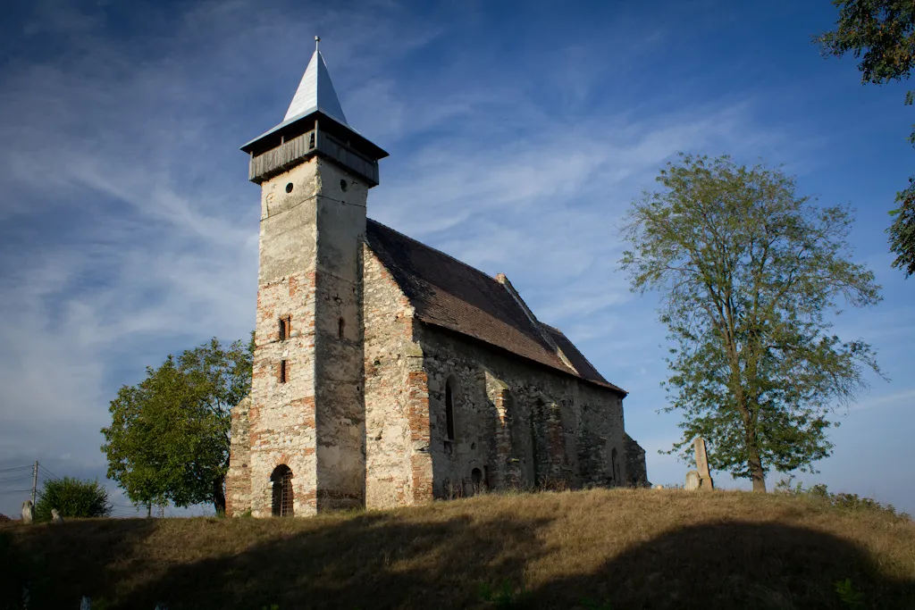 Photo showing: Reformed church in Sântimbru/Marosszentimre, Romania