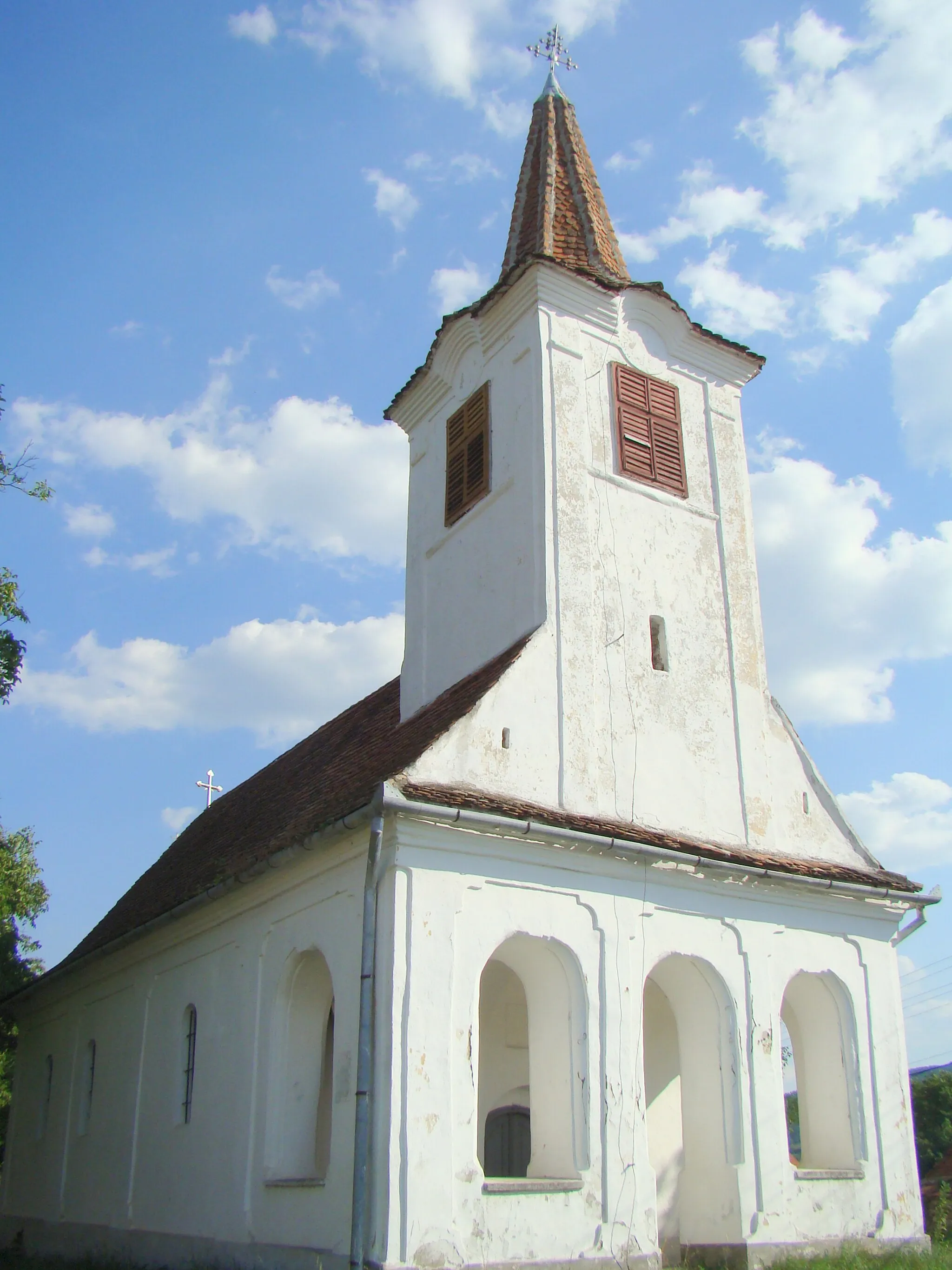 Photo showing: Saint Nicholas church in Porumbenii Mari; Harghita county, Romania